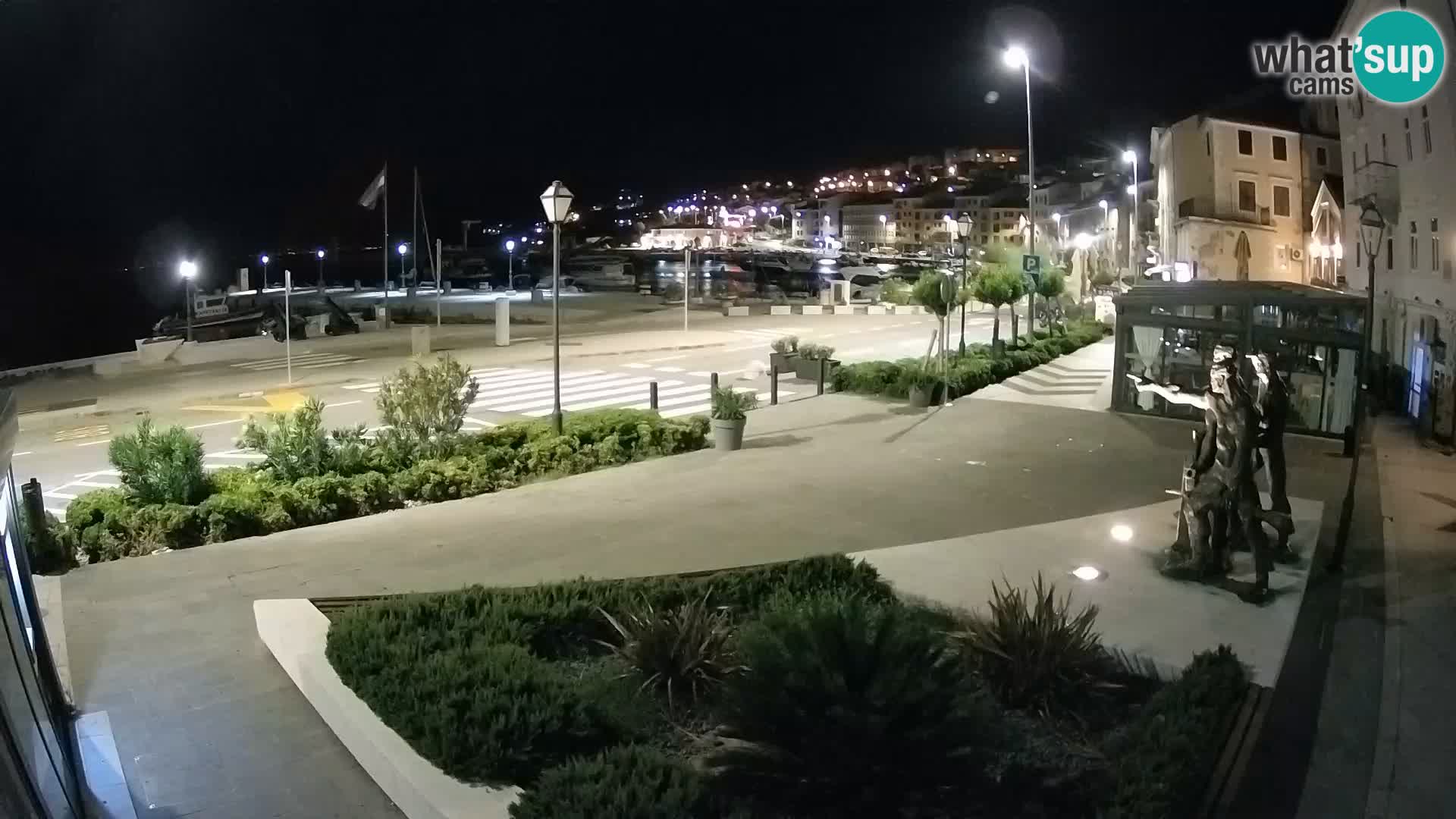 Spletna kamera v živo Senj riva – Hrvaška