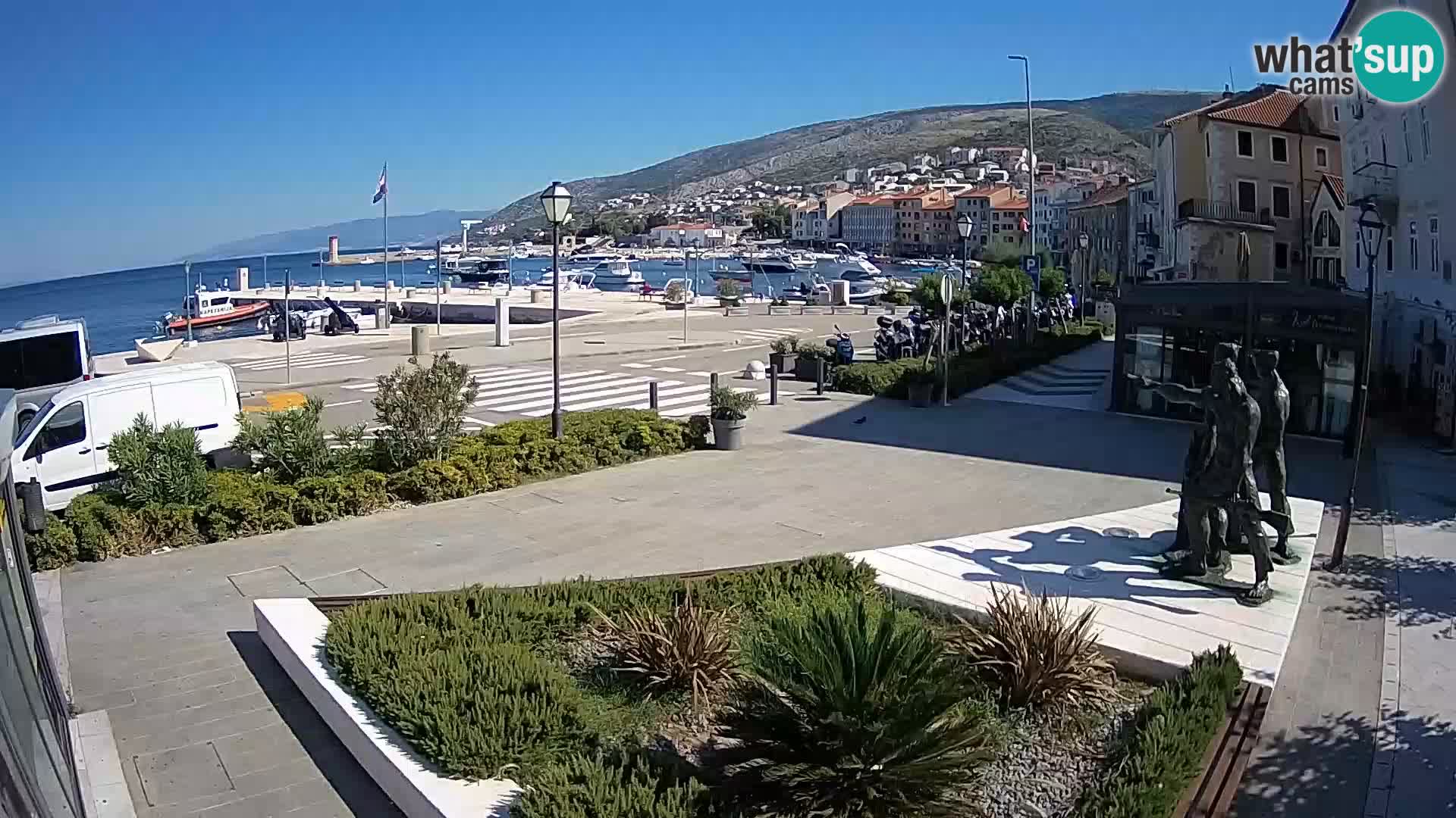 Live-Webcam Senj Riva – direkt am Meer – Kroatien