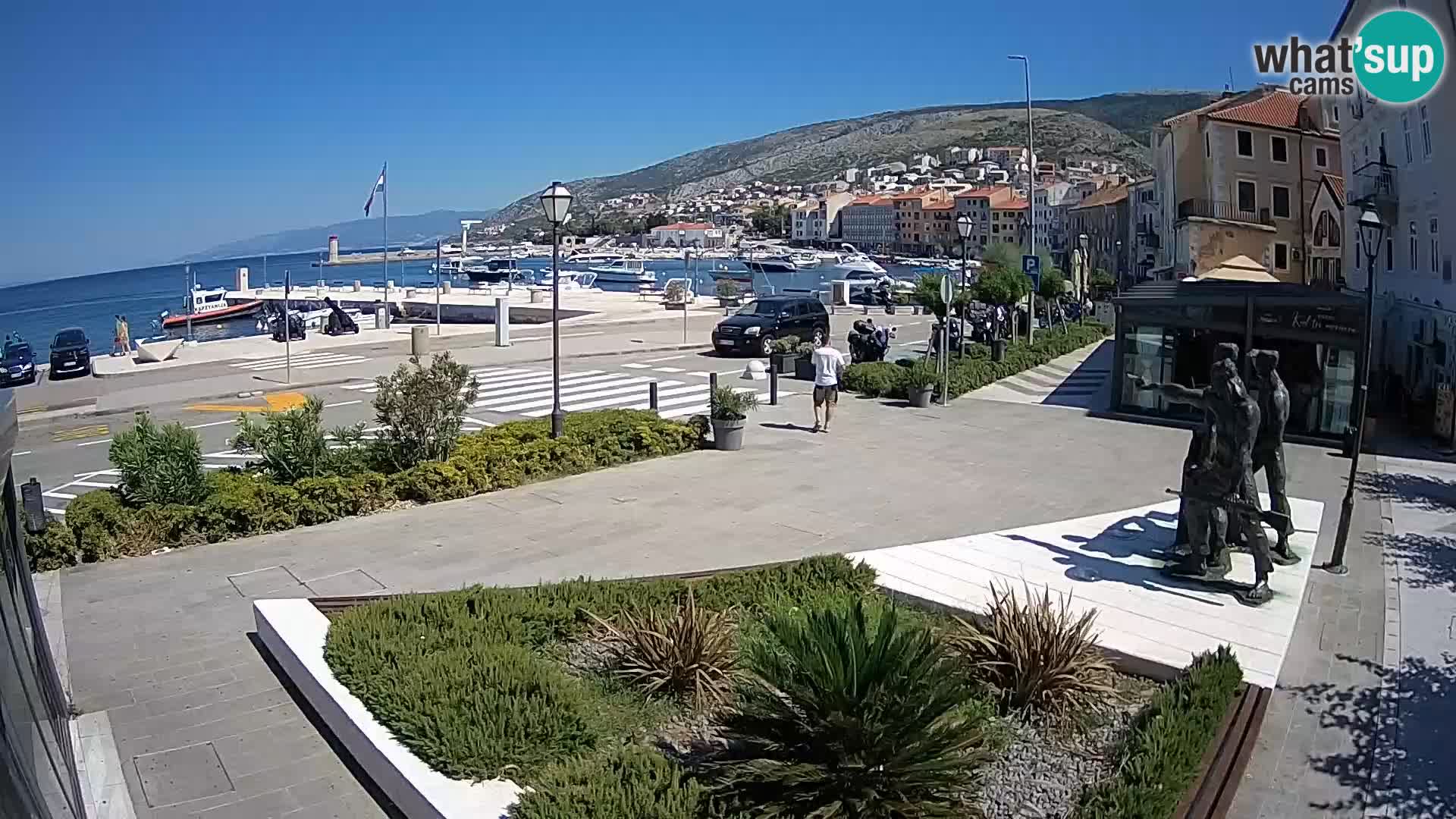 Live-Webcam Senj Riva – direkt am Meer – Kroatien