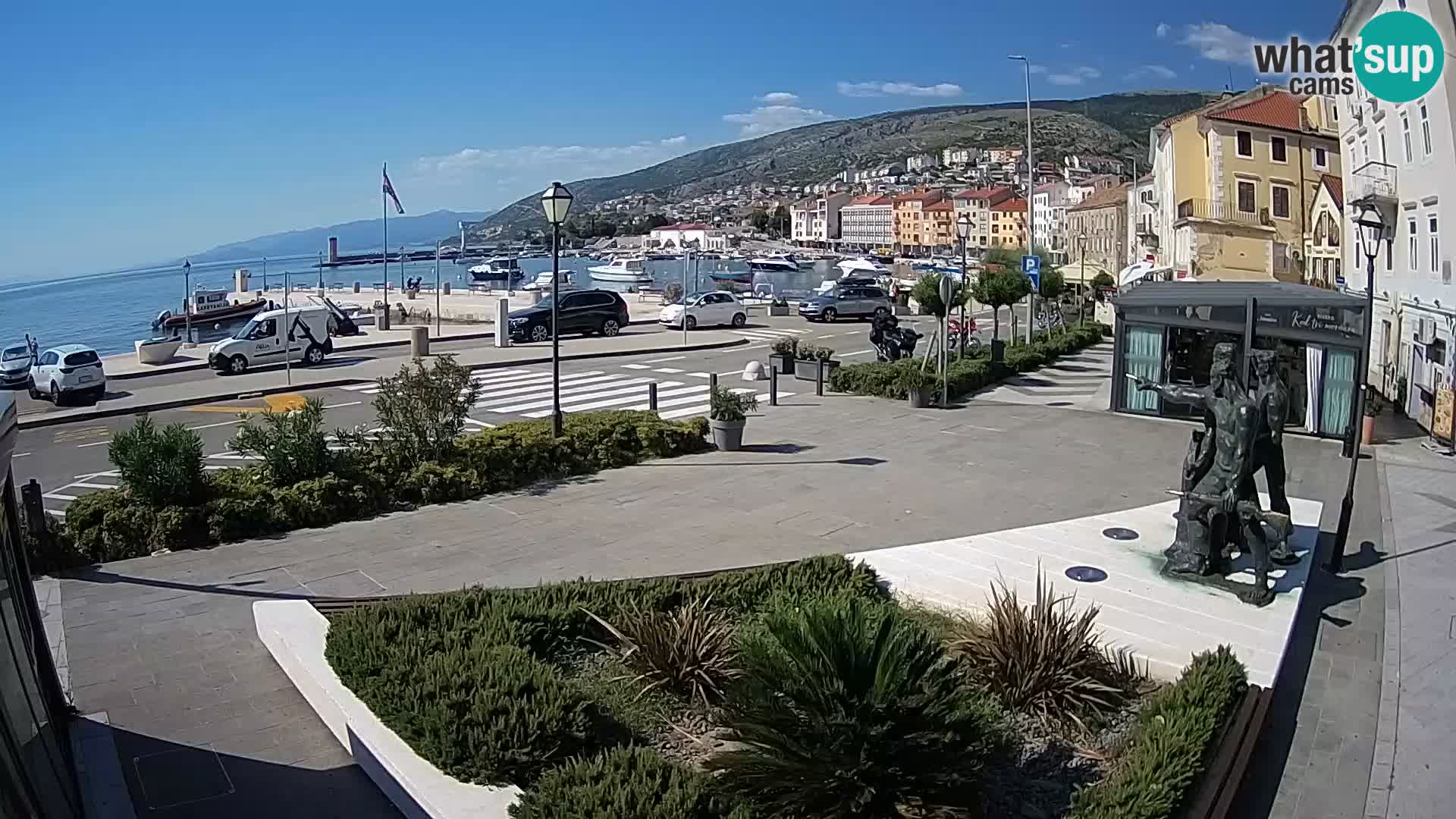 Live webcam Senj riva – seafront – Croatia