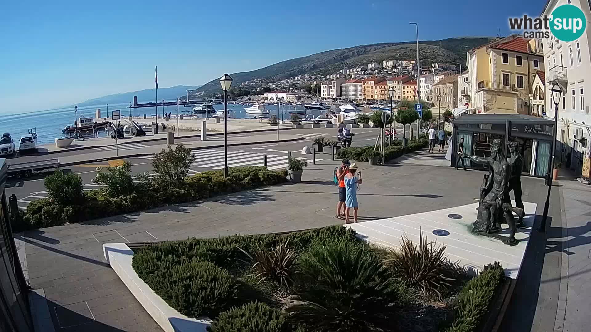 Live webcam Senj riva – seafront – Croatia