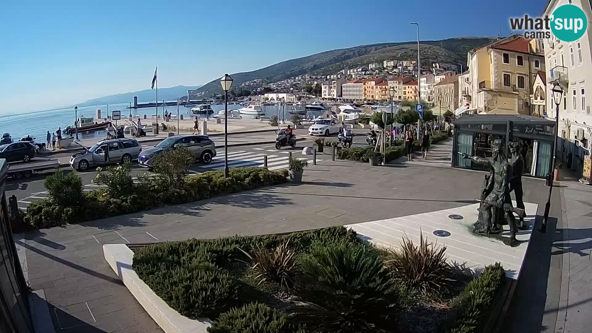 Live webcam Senj riva – fronte mare