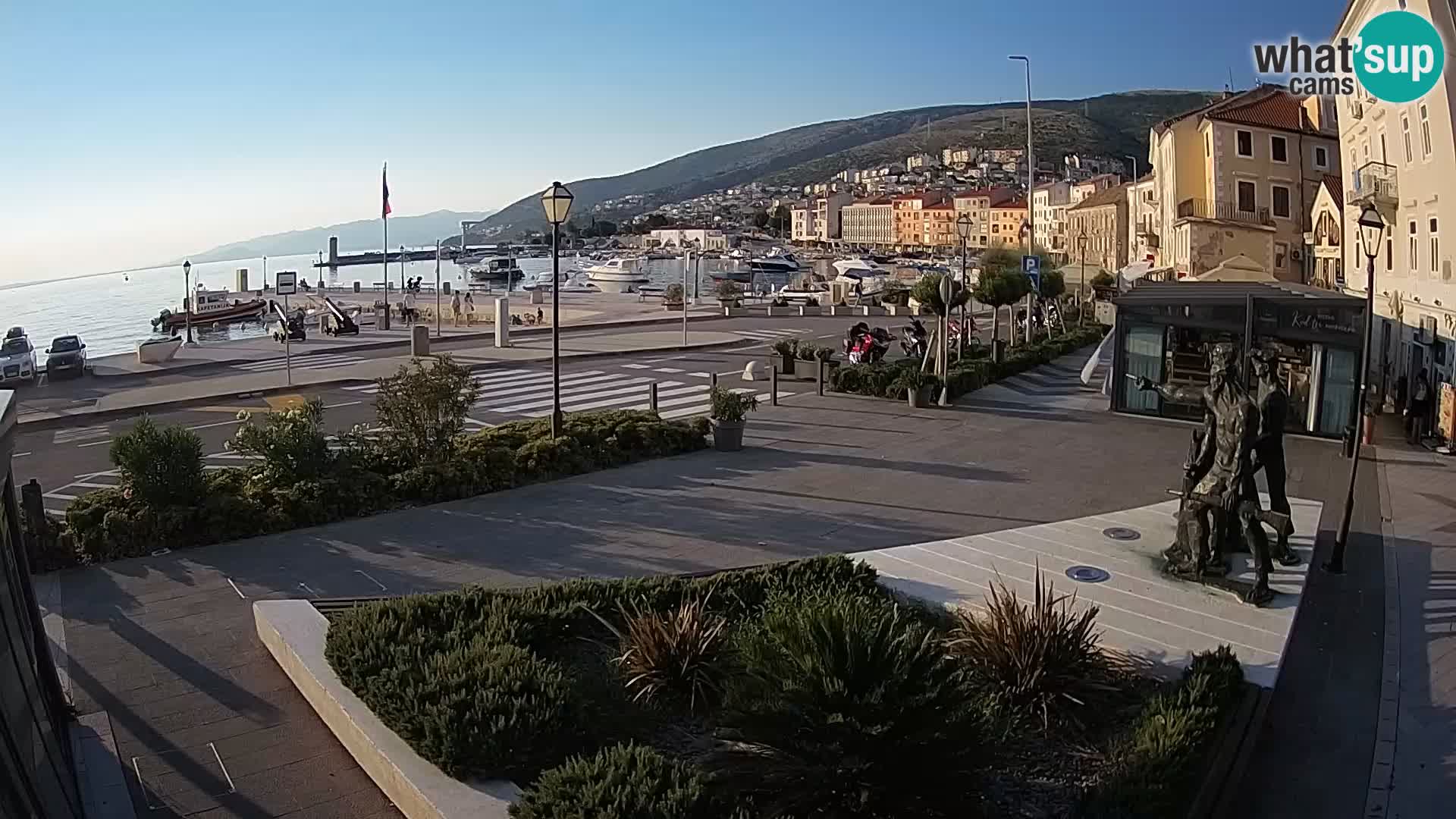 Live webcam Senj riva – fronte mare