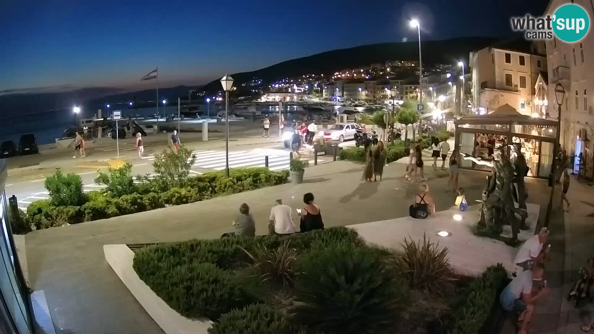 Spletna kamera v živo Senj riva – Hrvaška