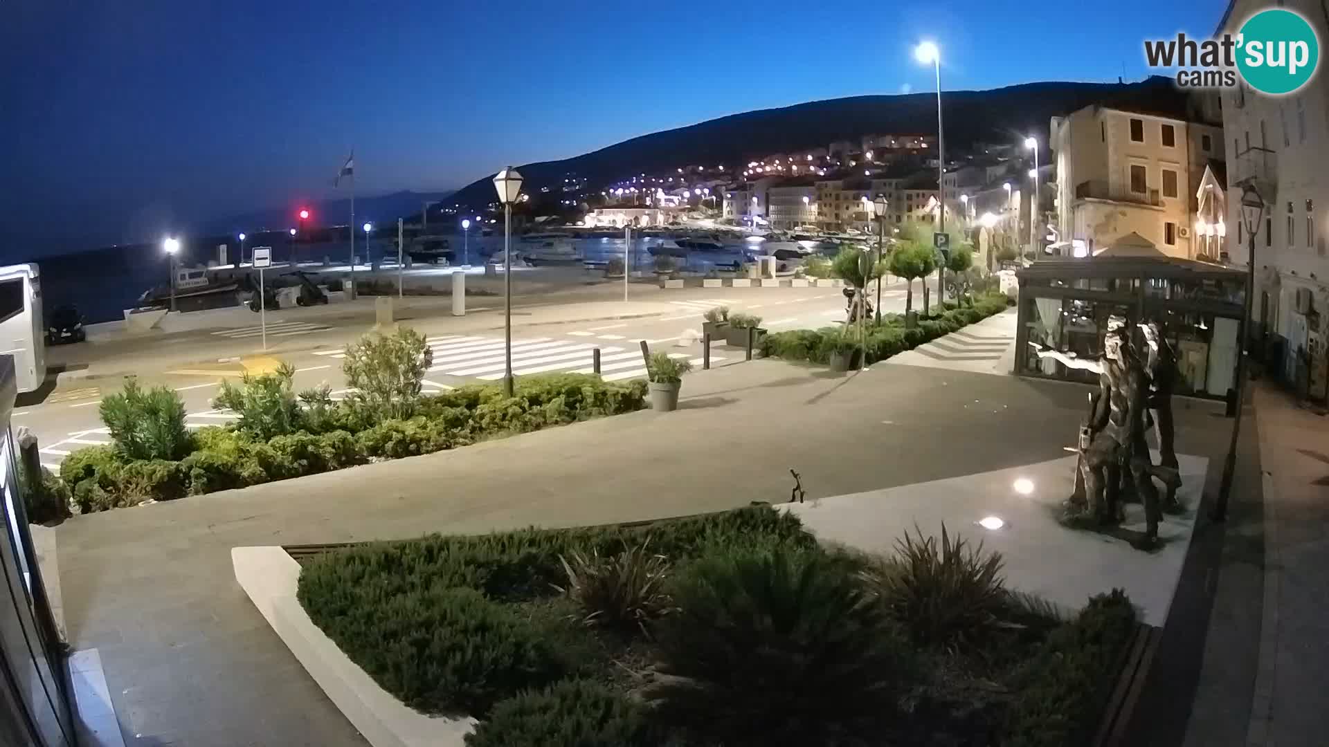 Live-Webcam Senj Riva – direkt am Meer – Kroatien