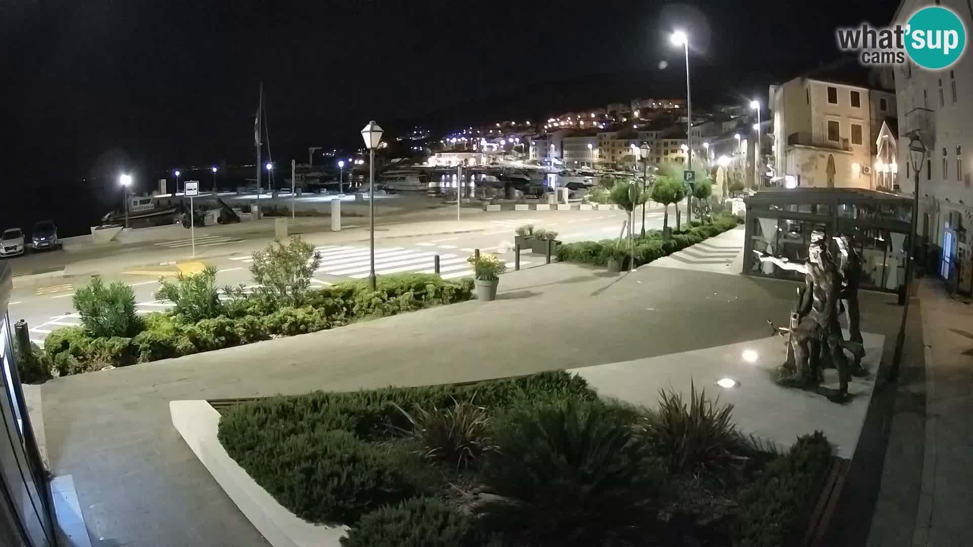 Live webcam Senj riva – fronte mare