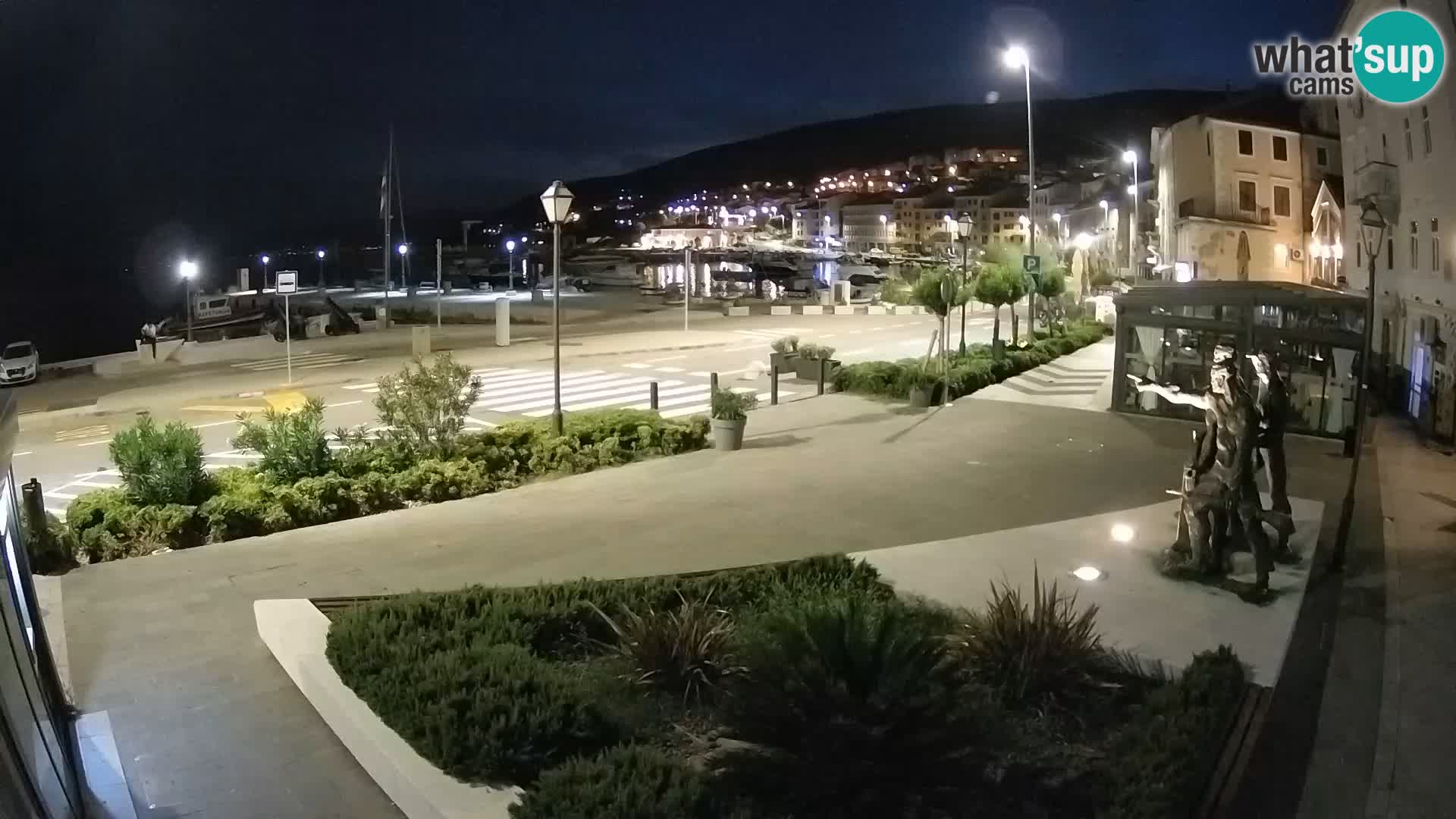 Live-Webcam Senj Riva – direkt am Meer – Kroatien