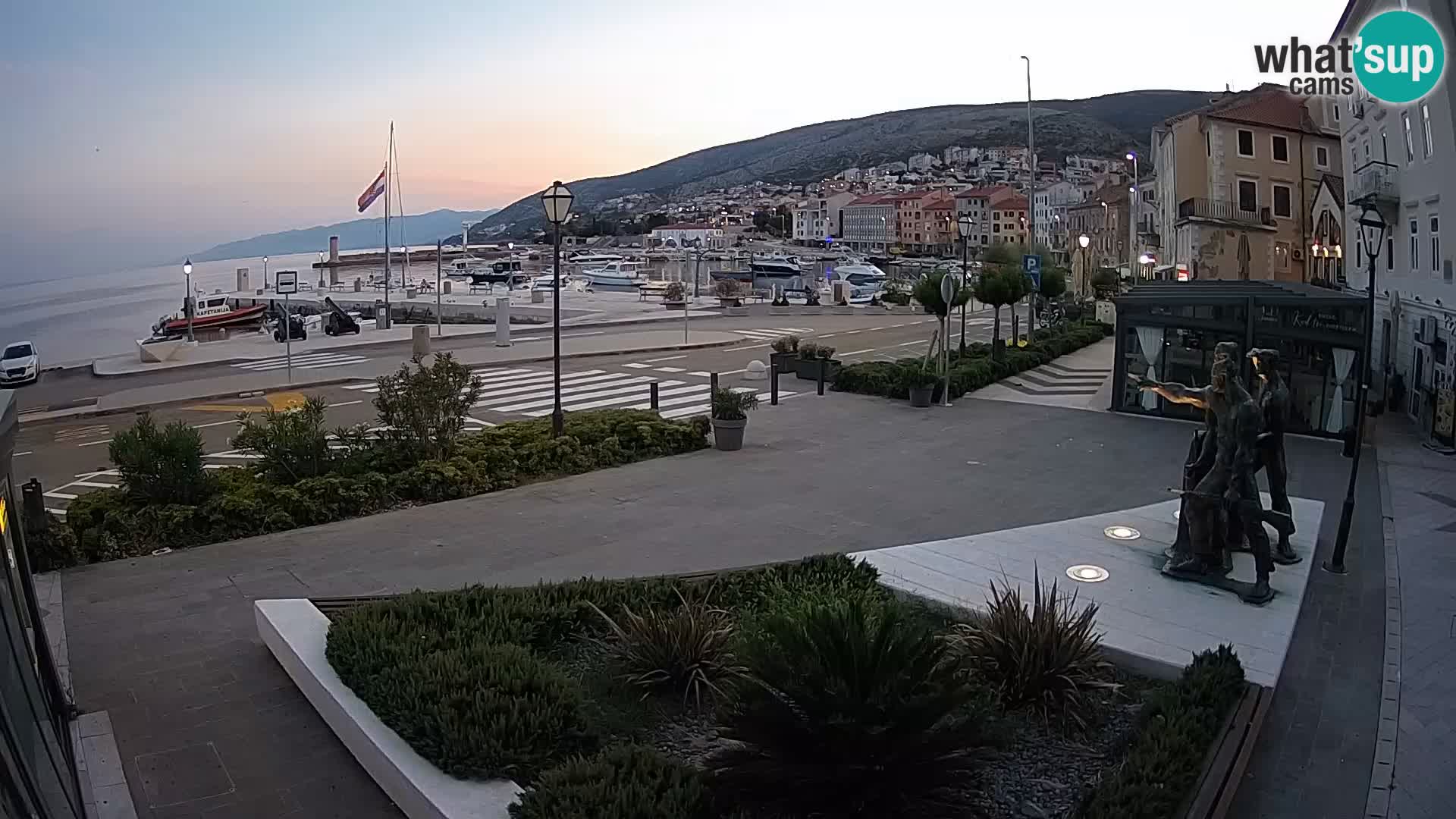 Live webcam Senj riva – seafront – Croatia