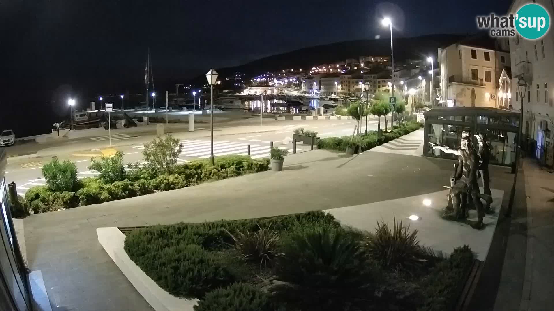 Live-Webcam Senj Riva – direkt am Meer – Kroatien