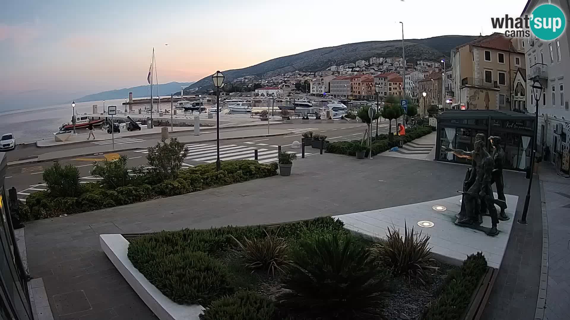 Live-Webcam Senj Riva – direkt am Meer – Kroatien