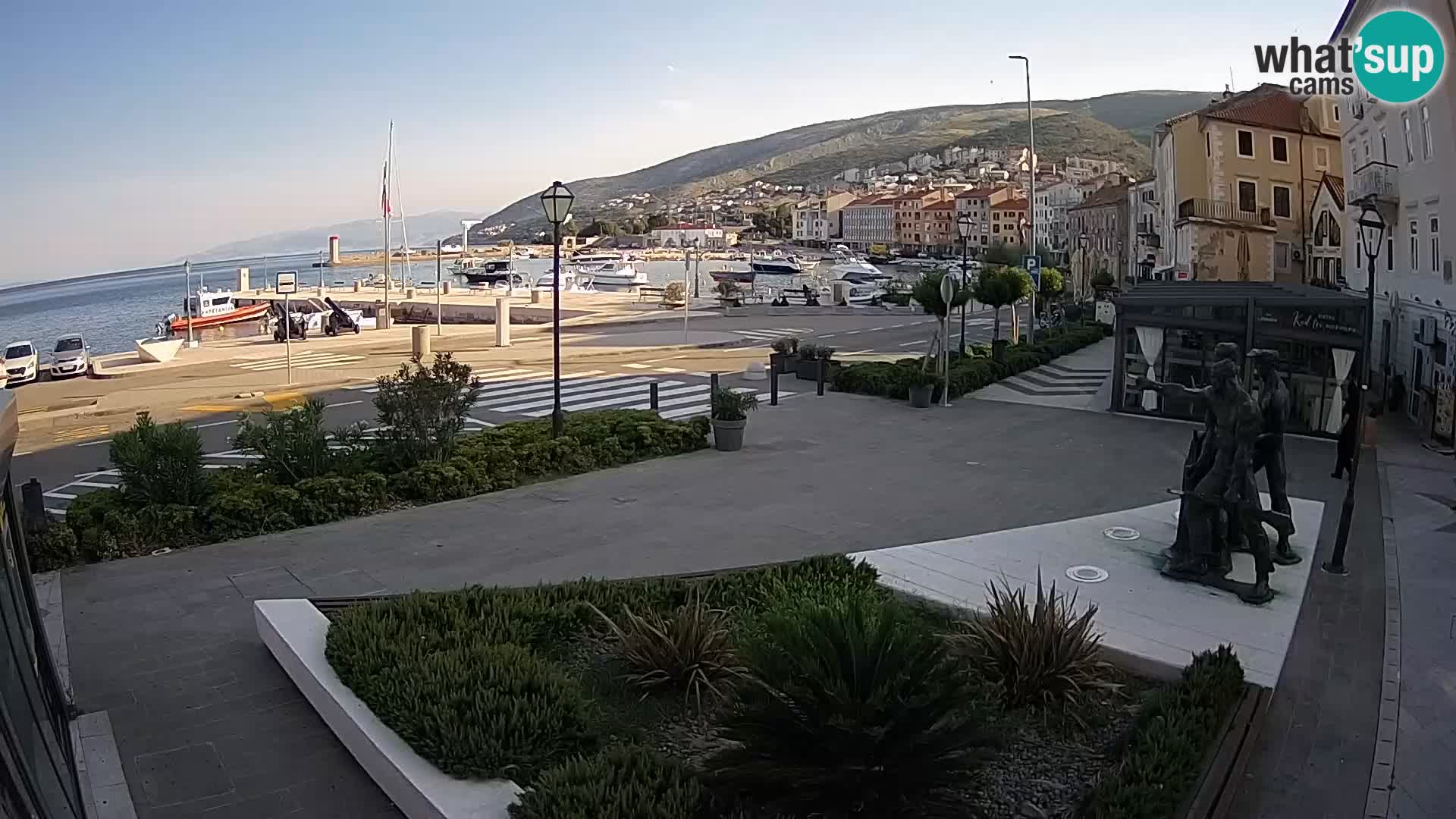 Live-Webcam Senj Riva – direkt am Meer – Kroatien