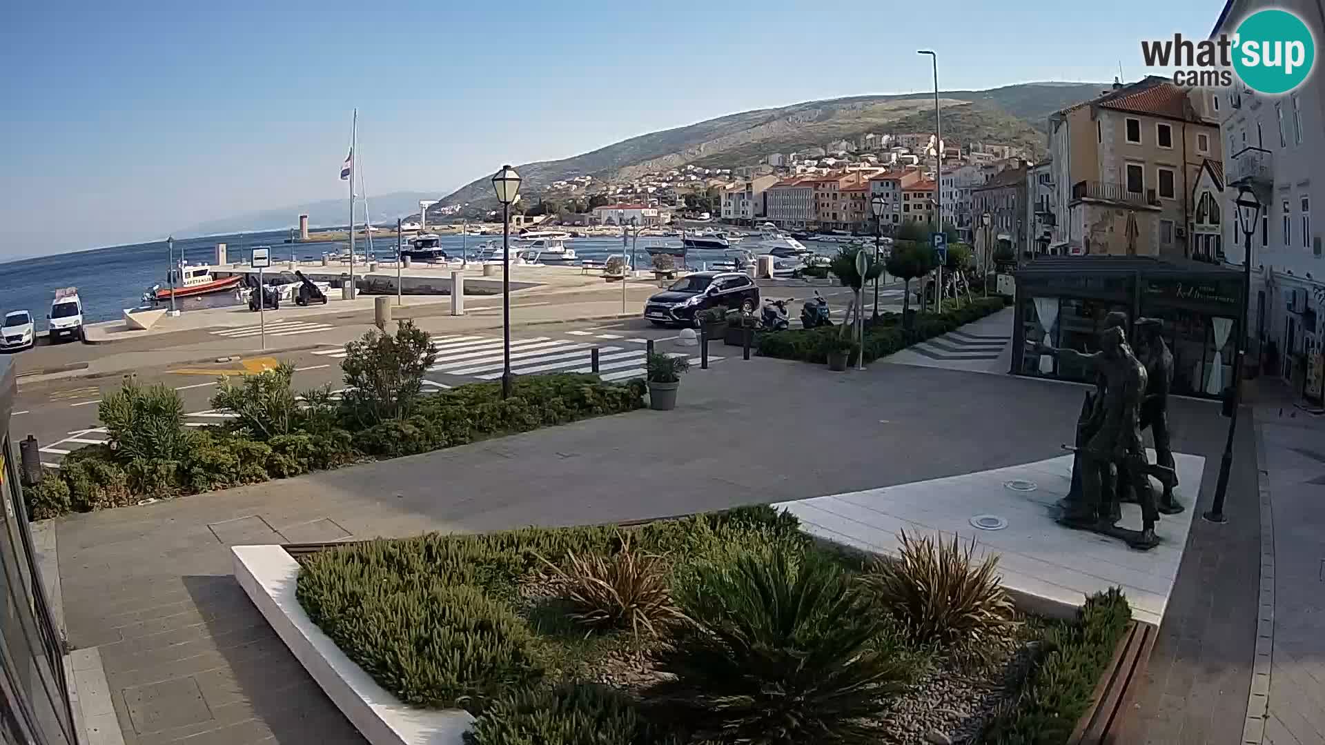 Live webcam Senj riva – fronte mare