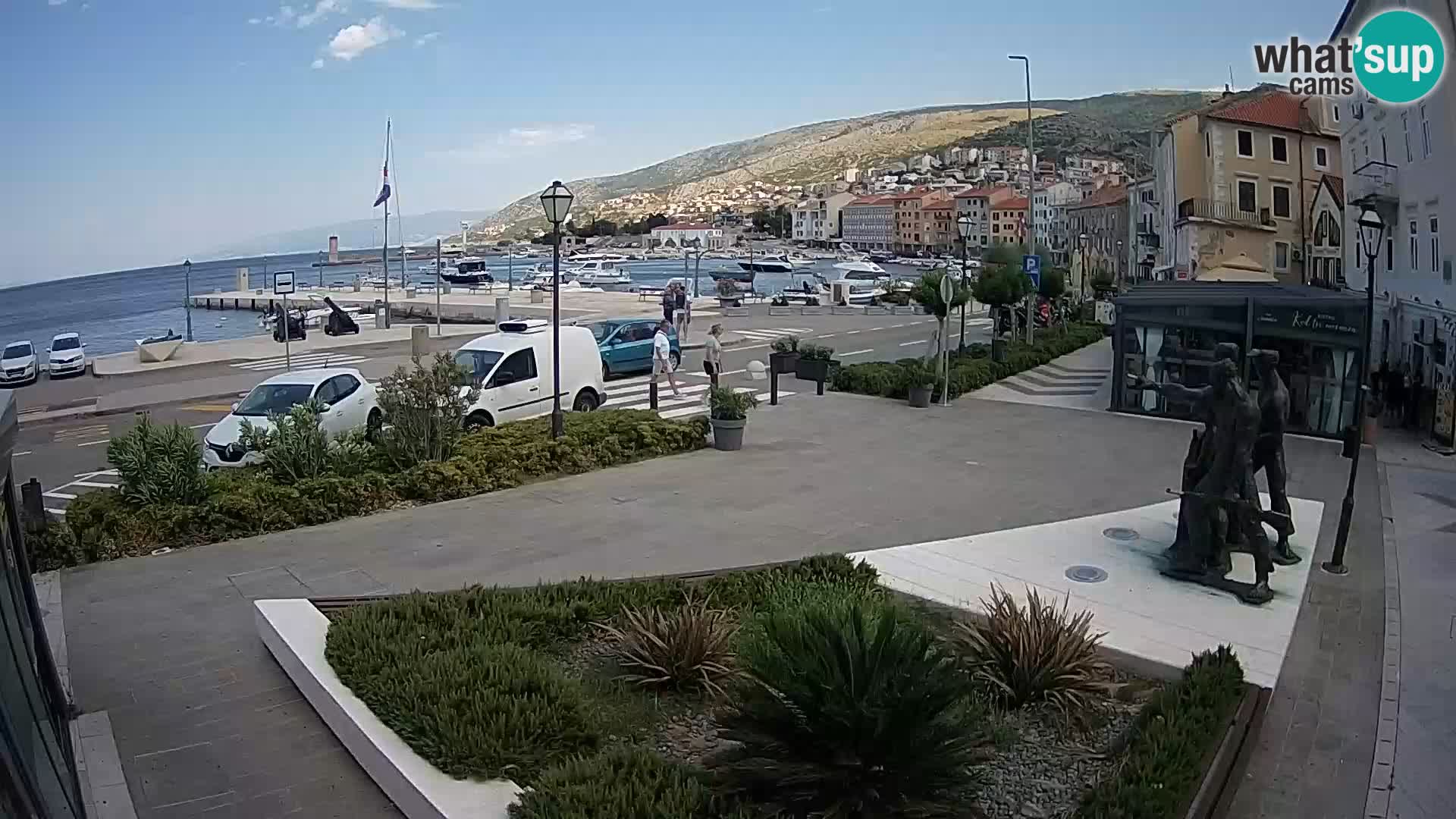 Live webcam Senj riva – seafront – Croatia