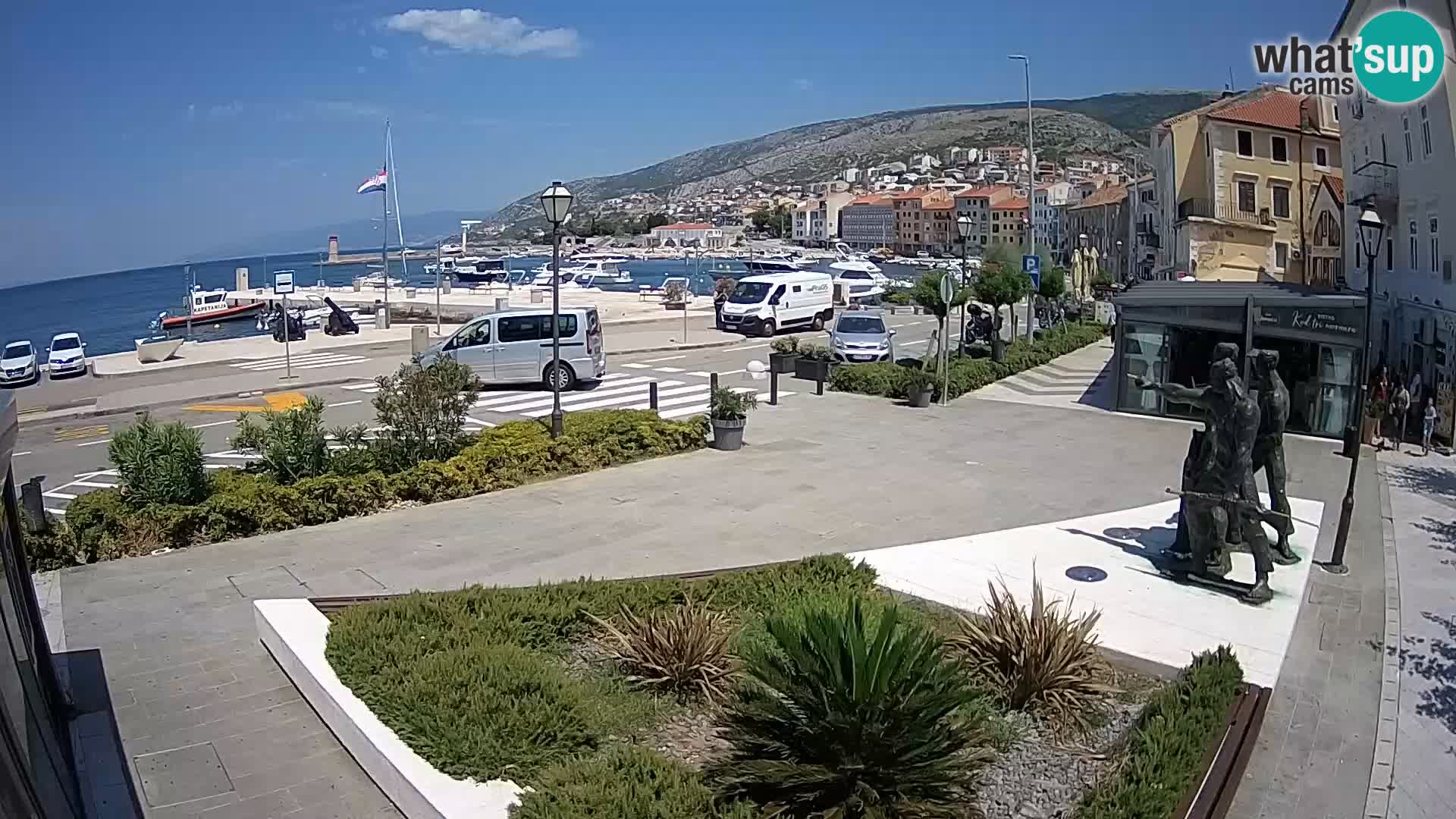 Live webcam Senj riva – fronte mare
