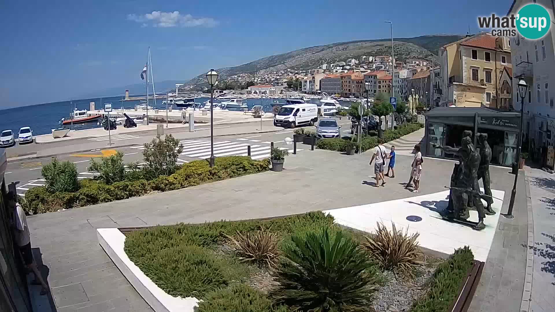 Spletna kamera v živo Senj riva – Hrvaška