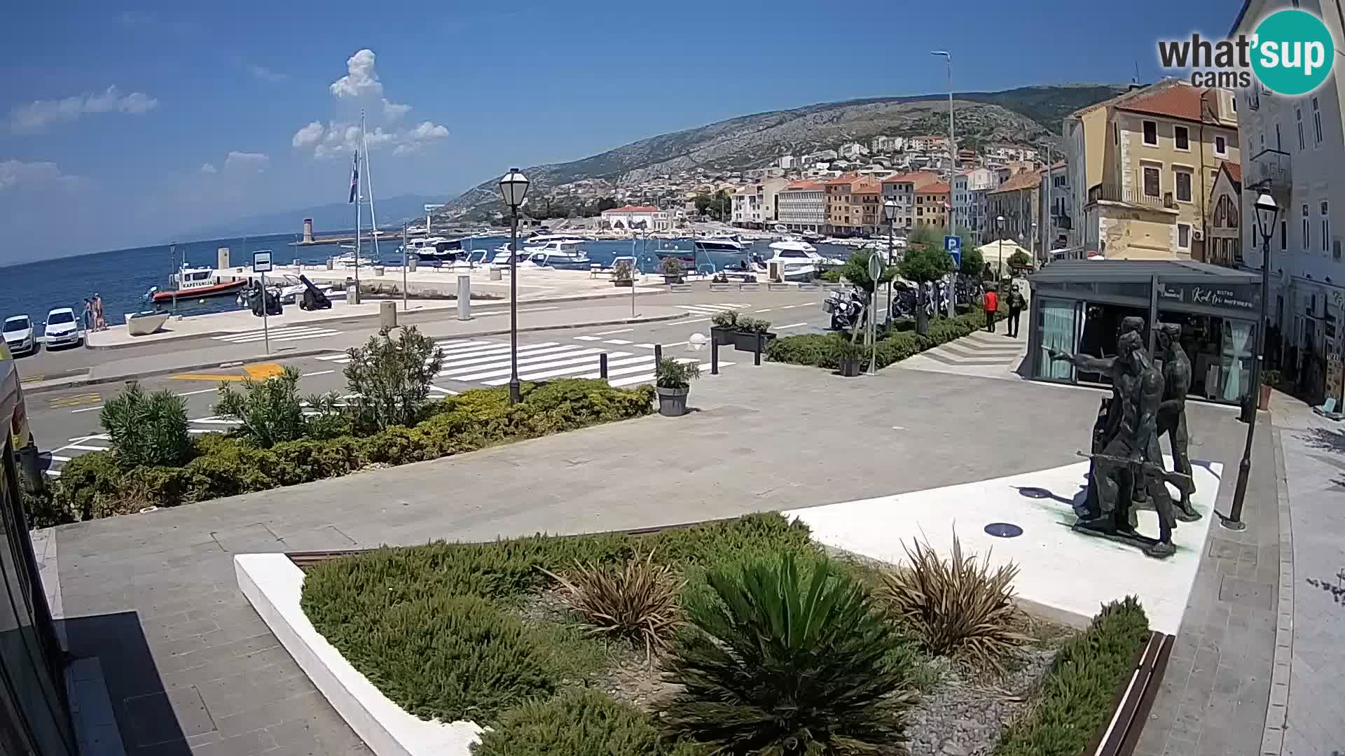Live webcam Senj riva – seafront – Croatia