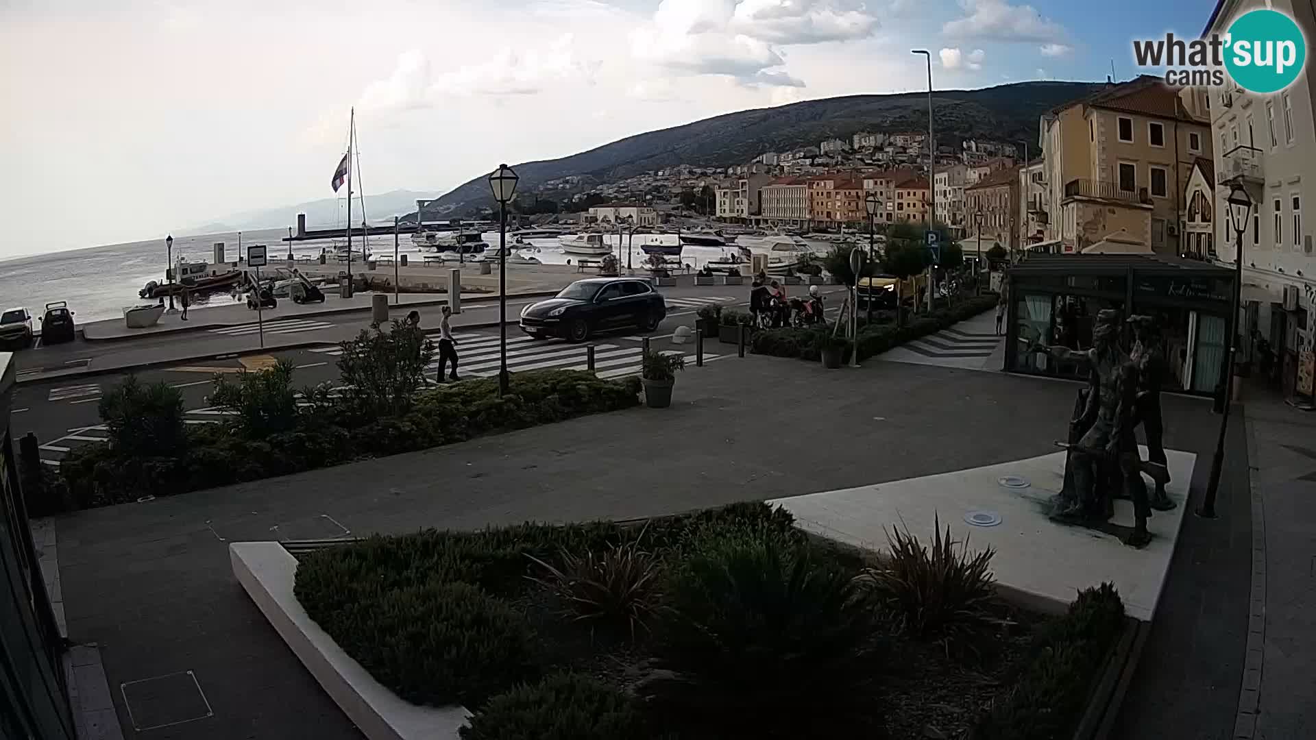 Live-Webcam Senj Riva – direkt am Meer – Kroatien