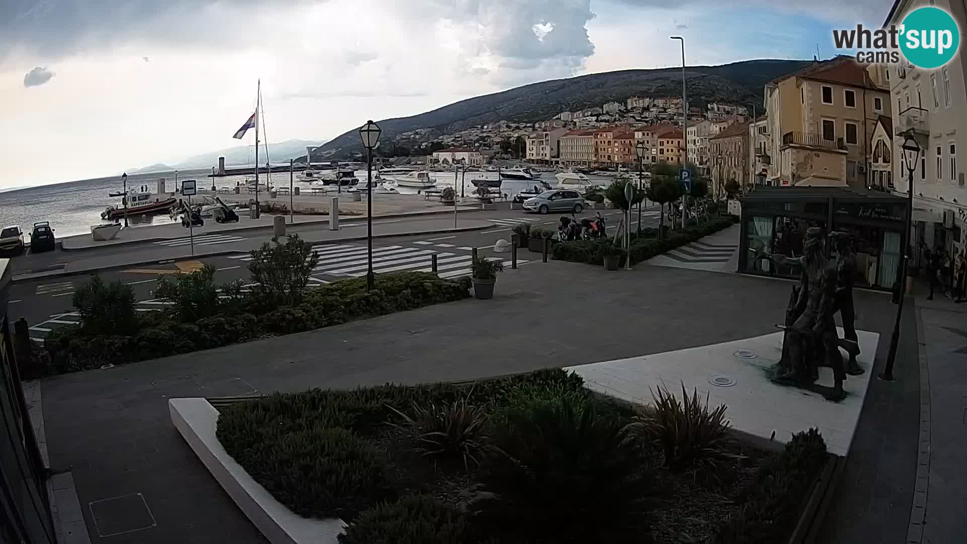 Spletna kamera v živo Senj riva – Hrvaška