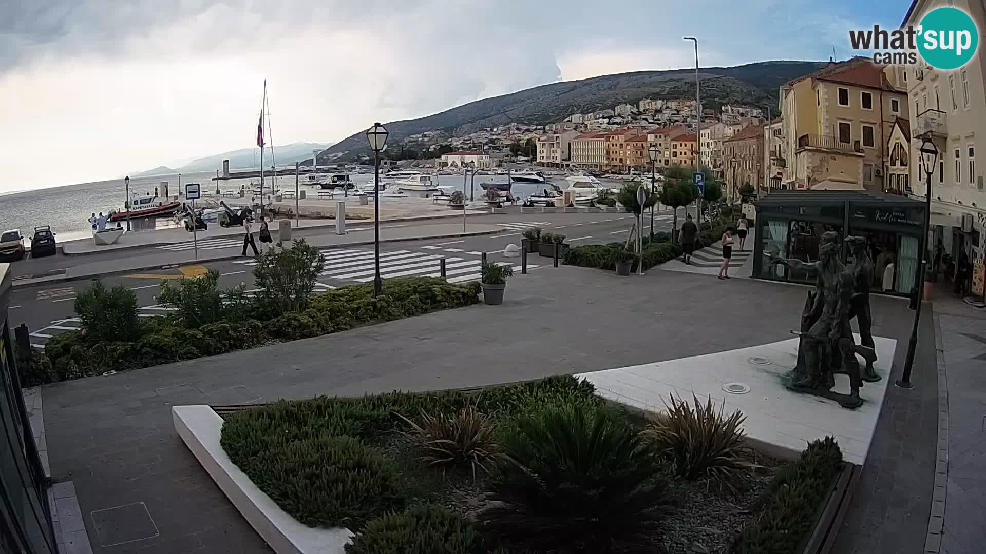 Spletna kamera v živo Senj riva – Hrvaška