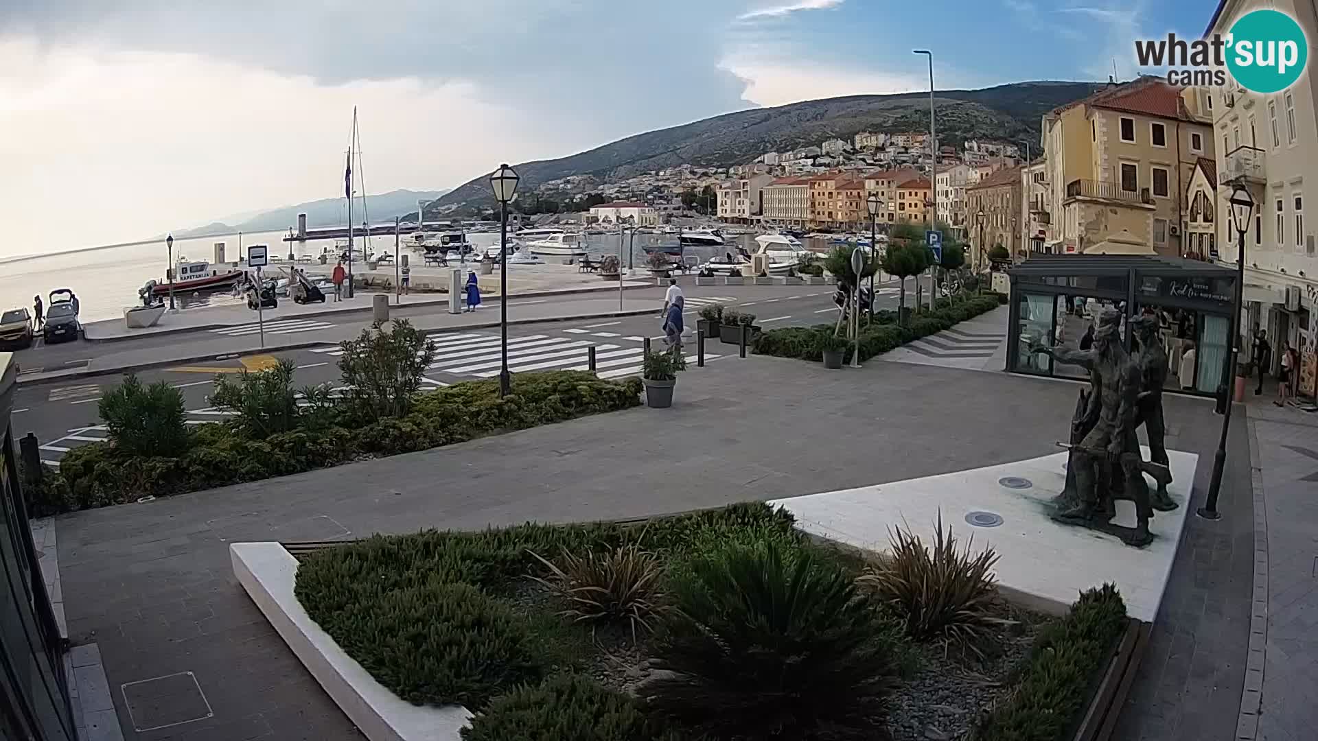 Live webcam Senj riva – fronte mare
