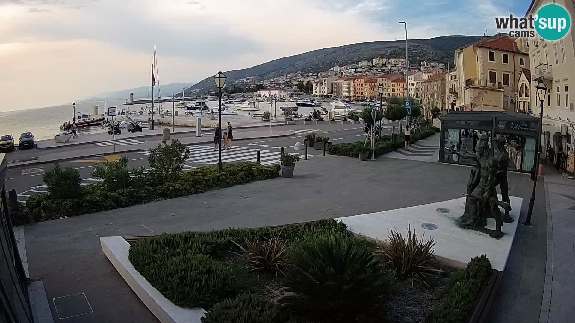 Live webcam Senj riva – fronte mare