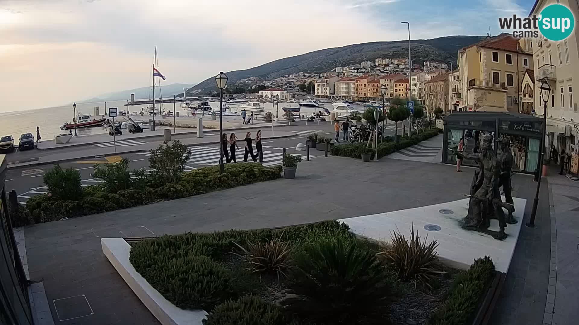 Spletna kamera v živo Senj riva – Hrvaška