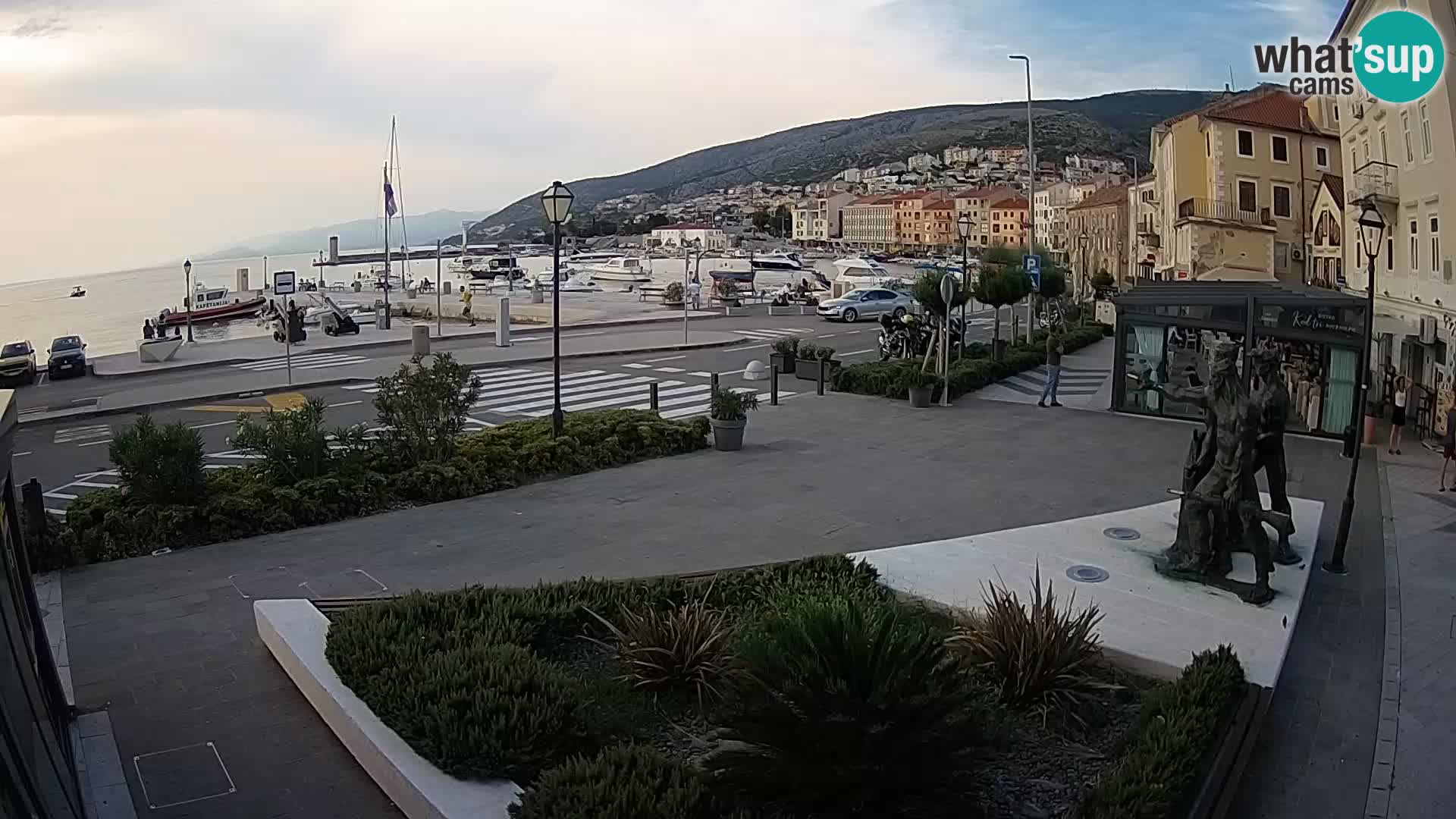 Spletna kamera v živo Senj riva – Hrvaška