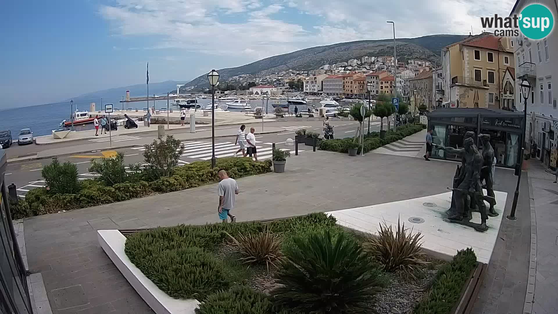 Live webcam Senj riva – seafront – Croatia