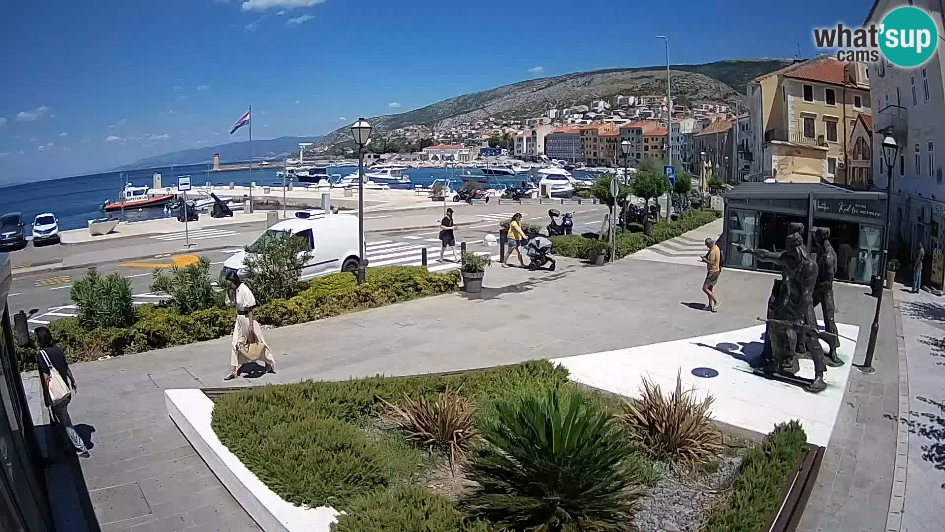 Live webcam Senj riva – seafront – Croatia
