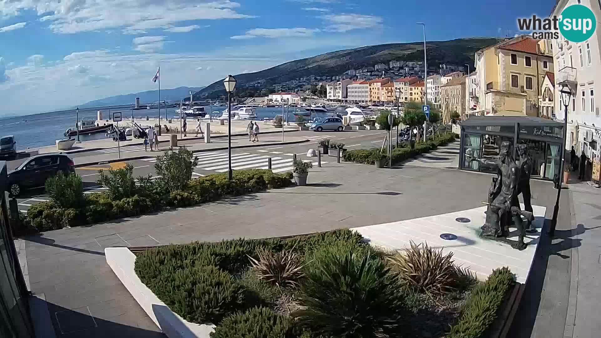 Live webcam Senj riva – fronte mare