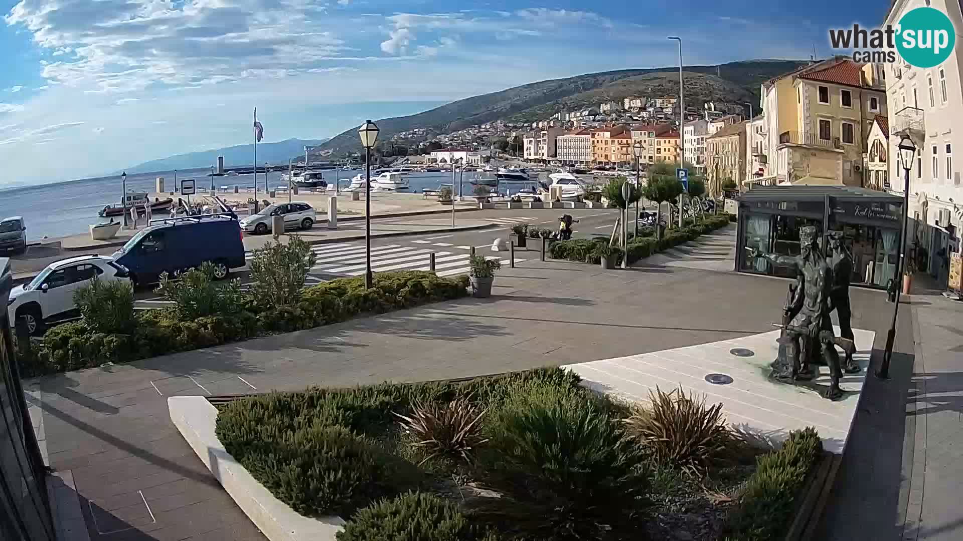 Live webcam Senj riva – fronte mare