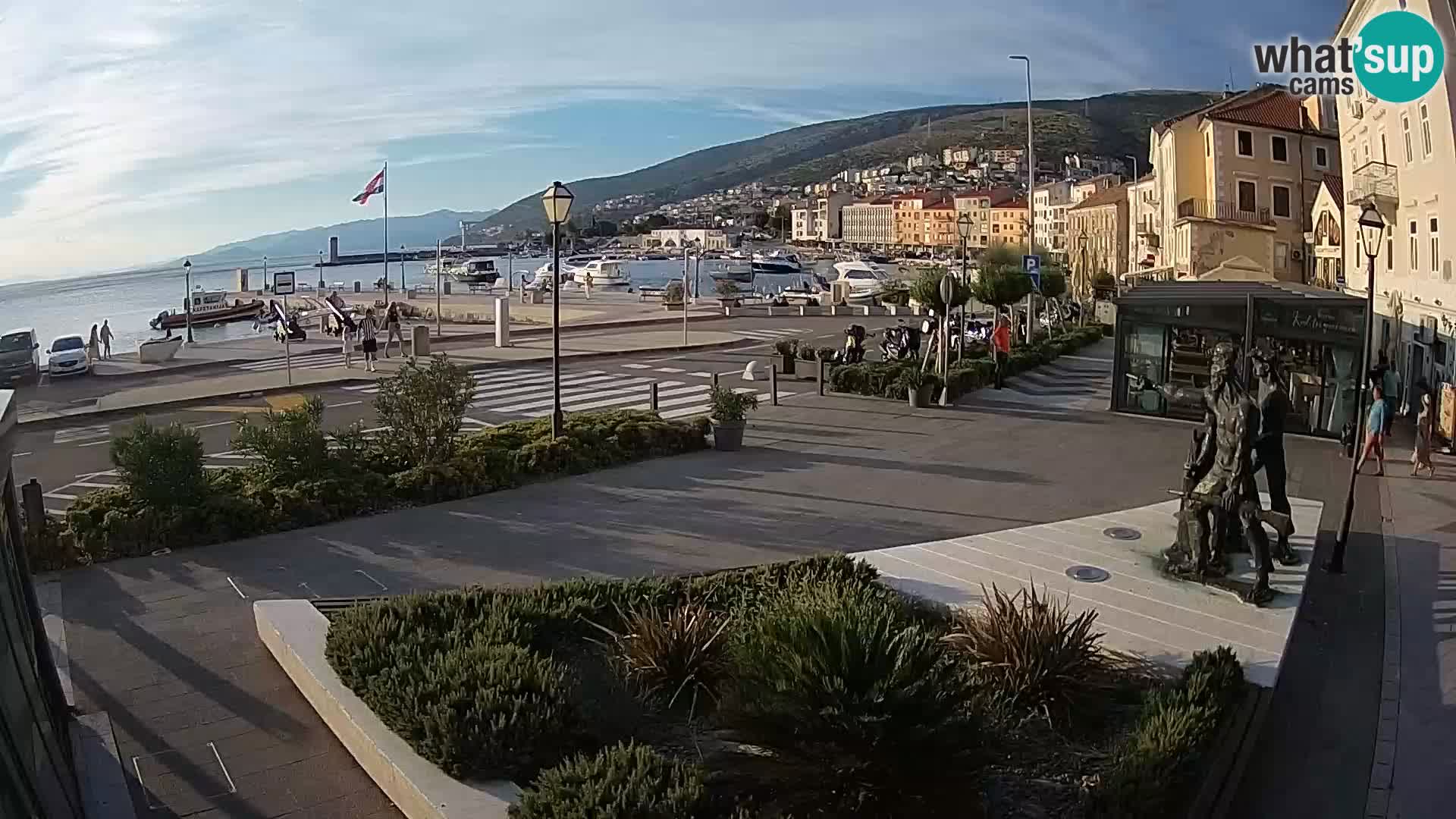 Live webcam Senj riva – fronte mare