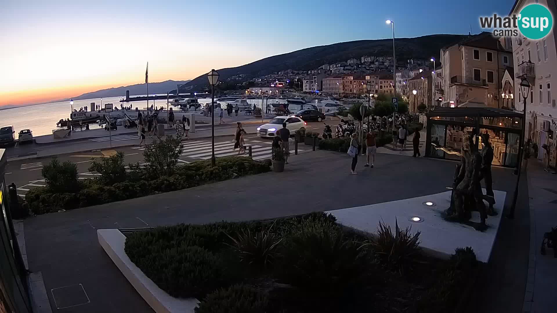 Spletna kamera v živo Senj riva – Hrvaška