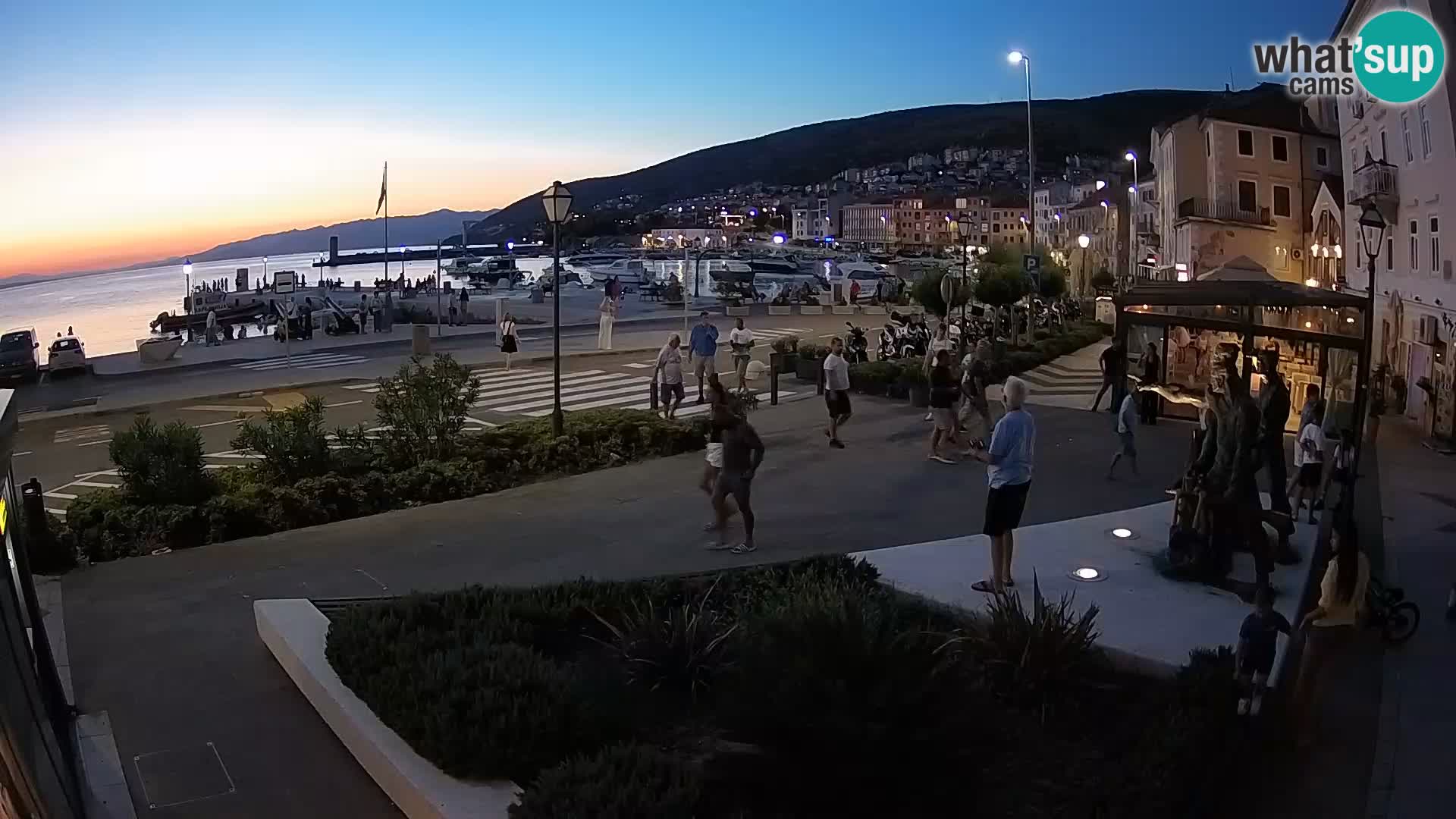 Webcam en vivo Senj riva – paseo marítimo