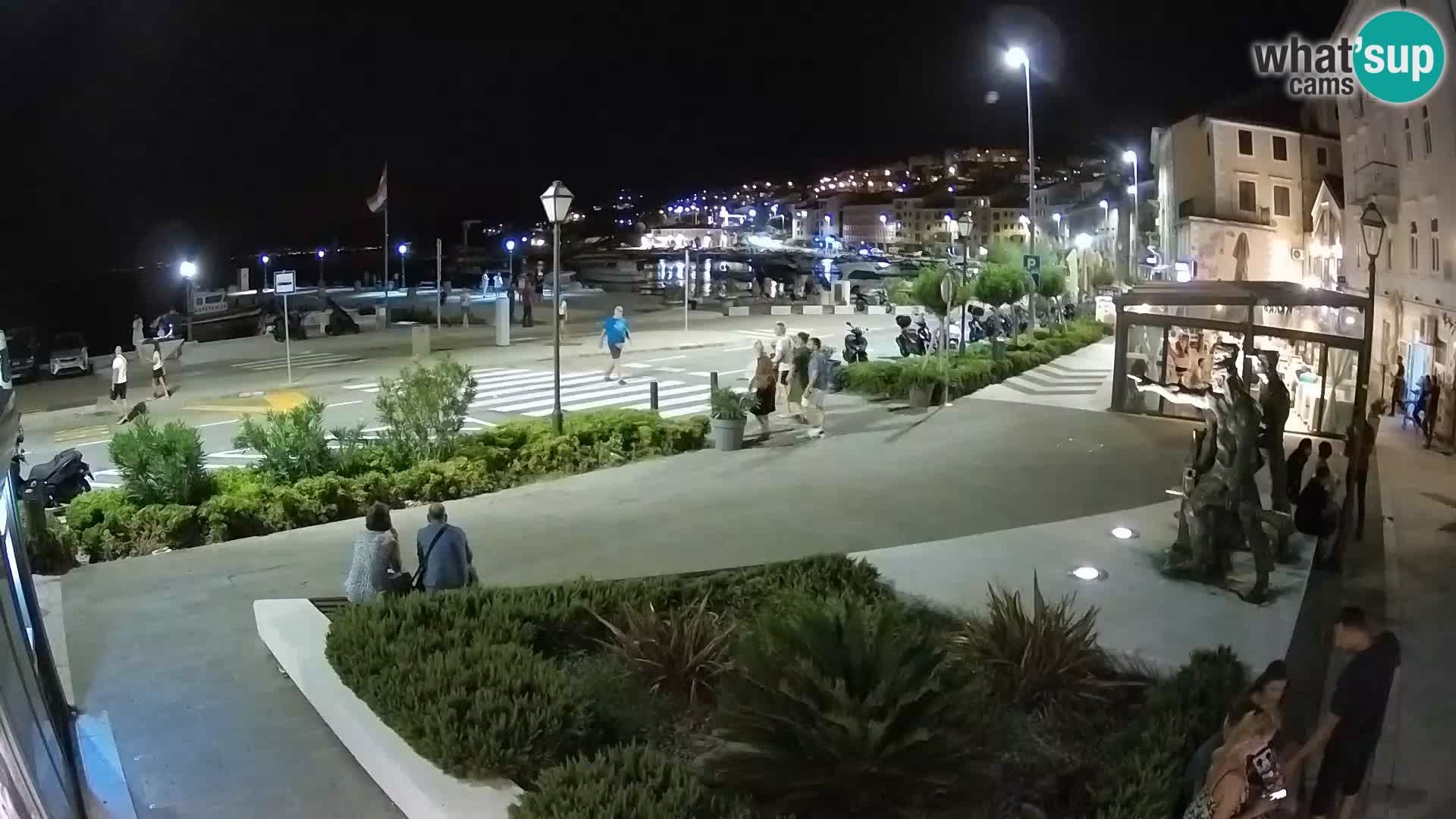 Spletna kamera v živo Senj riva – Hrvaška