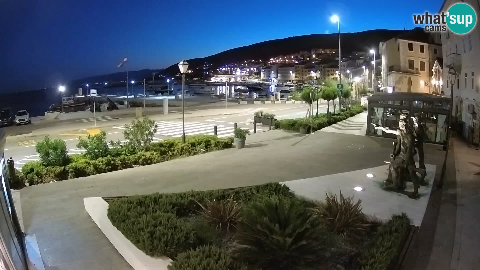 Live-Webcam Senj Riva – direkt am Meer – Kroatien