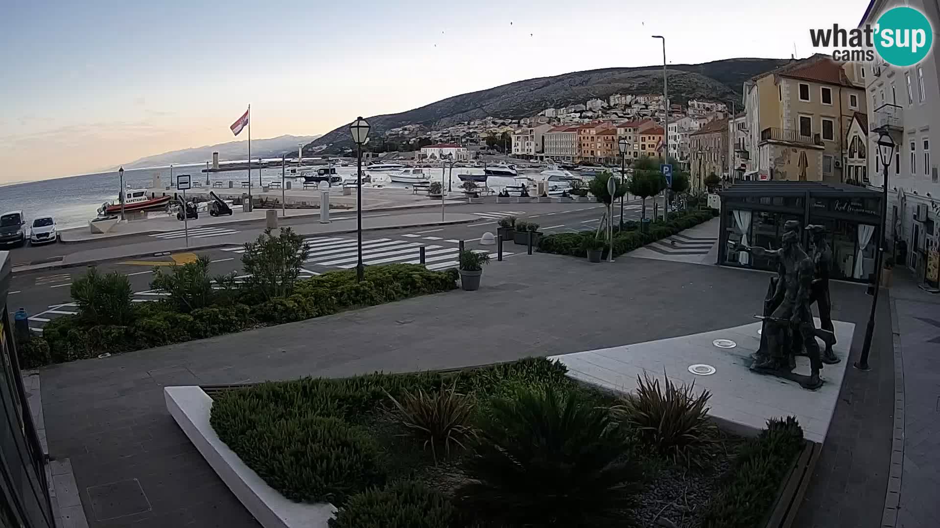 Live webcam Senj riva – fronte mare