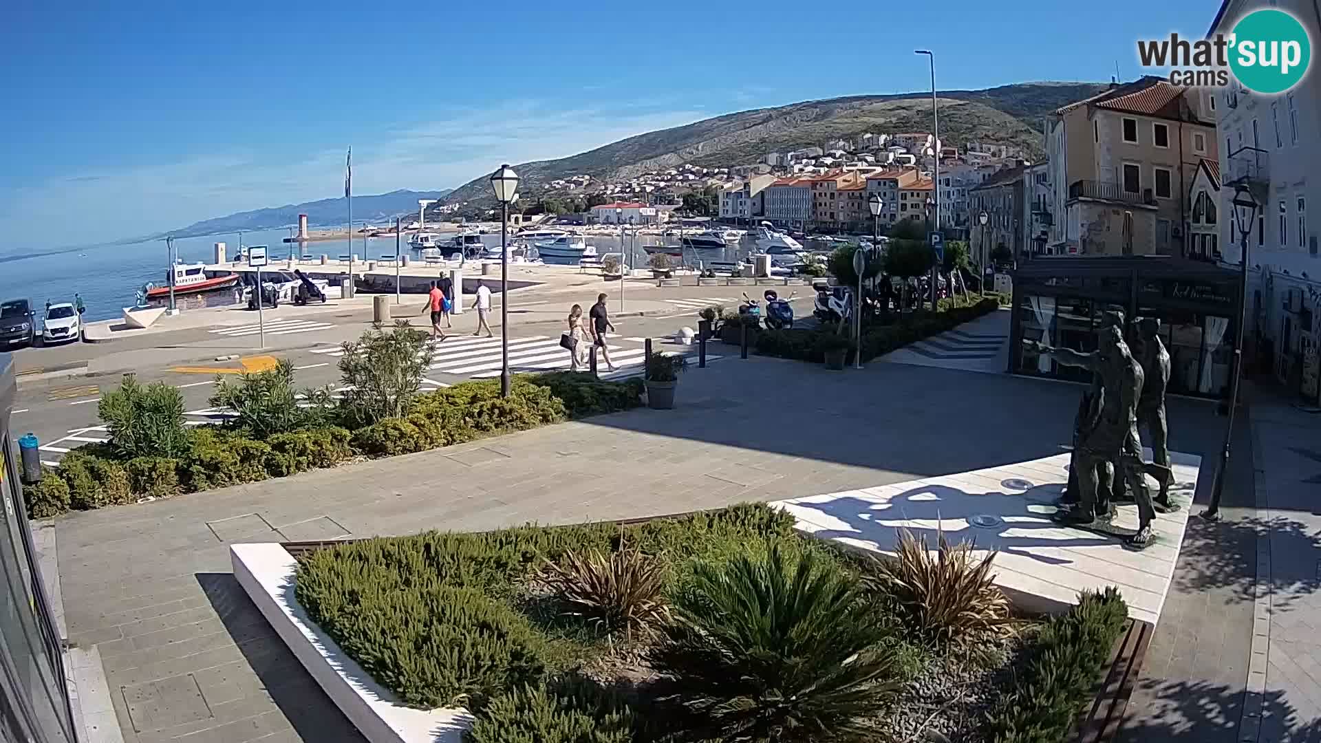 Live webcam Senj riva – fronte mare