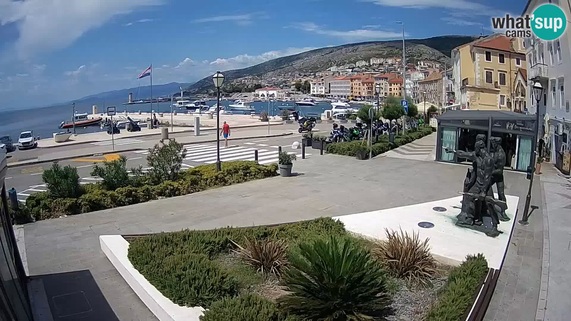 Live webcam Senj riva – seafront – Croatia