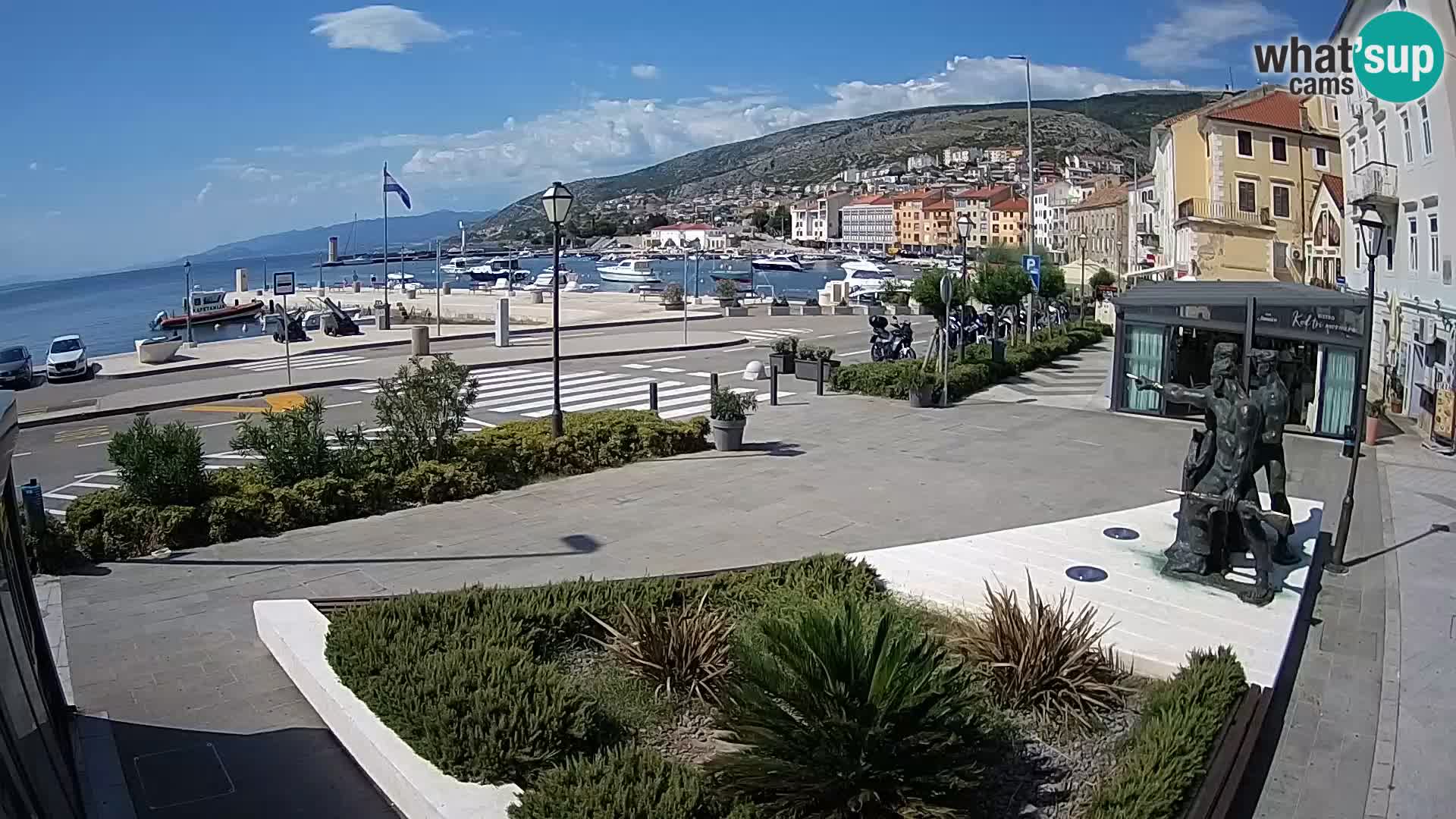 Live webcam Senj riva – seafront – Croatia