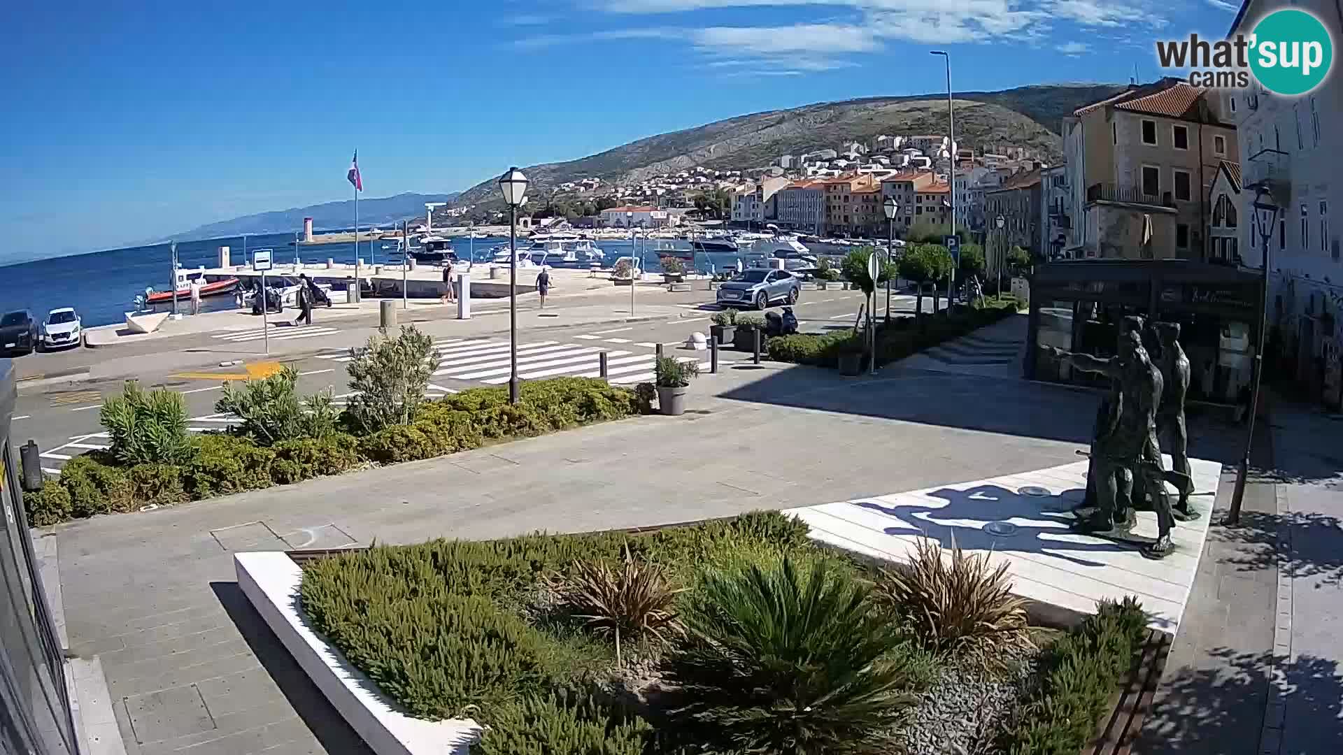 Live webcam Senj riva – seafront – Croatia