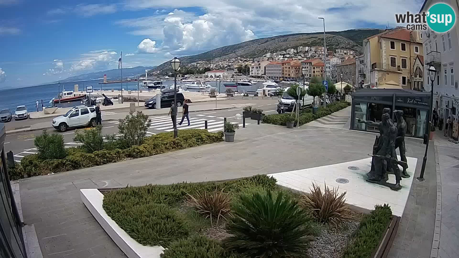 Live webcam Senj riva – seafront – Croatia
