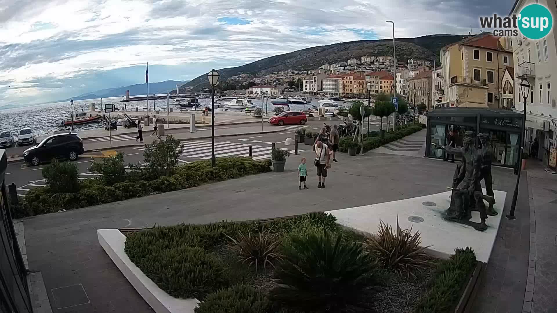 Live webcam Senj riva – fronte mare