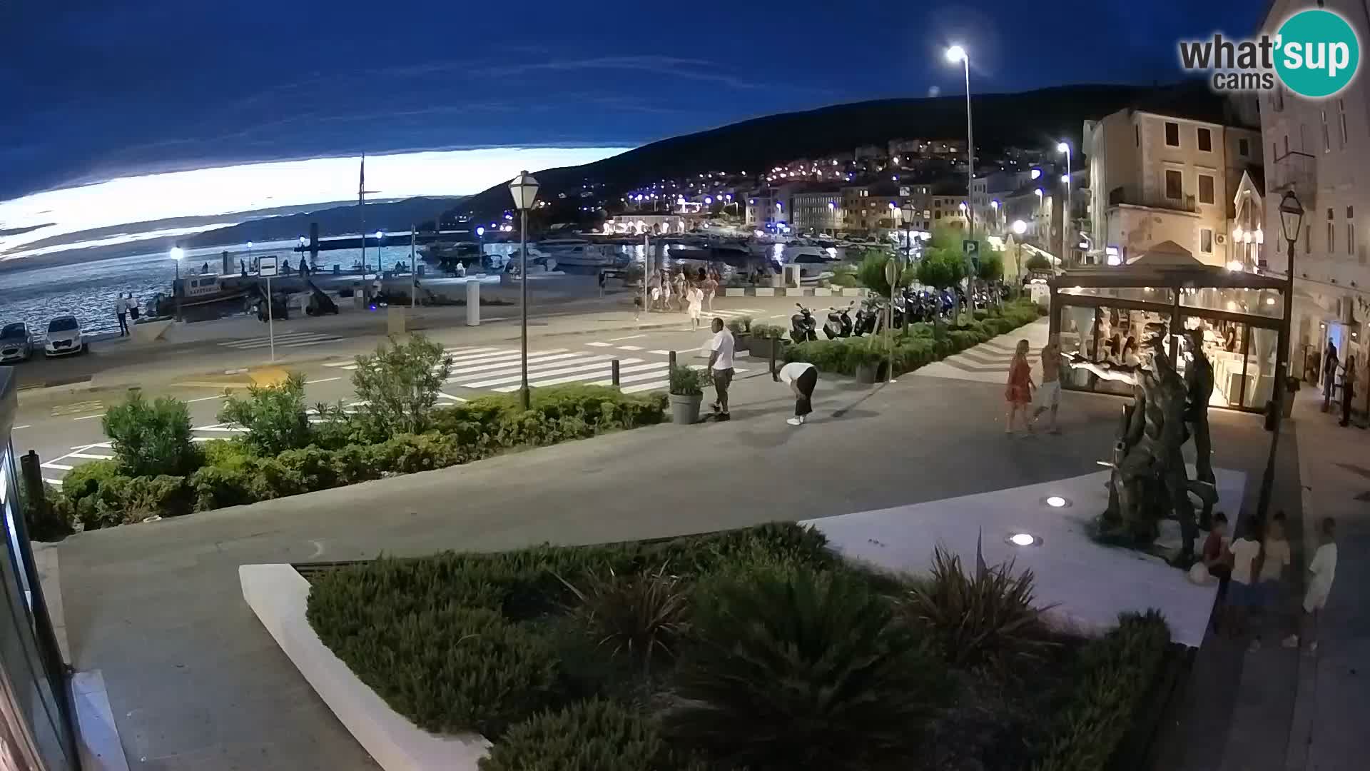 Live webcam Senj riva – fronte mare