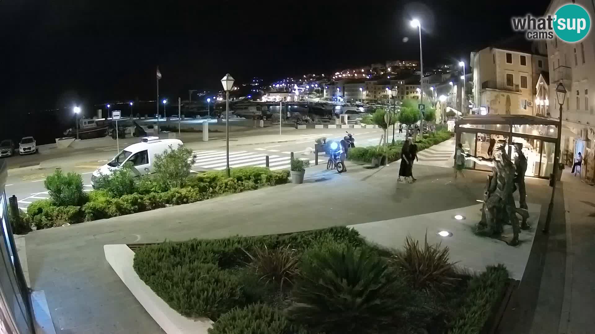 Spletna kamera v živo Senj riva – Hrvaška