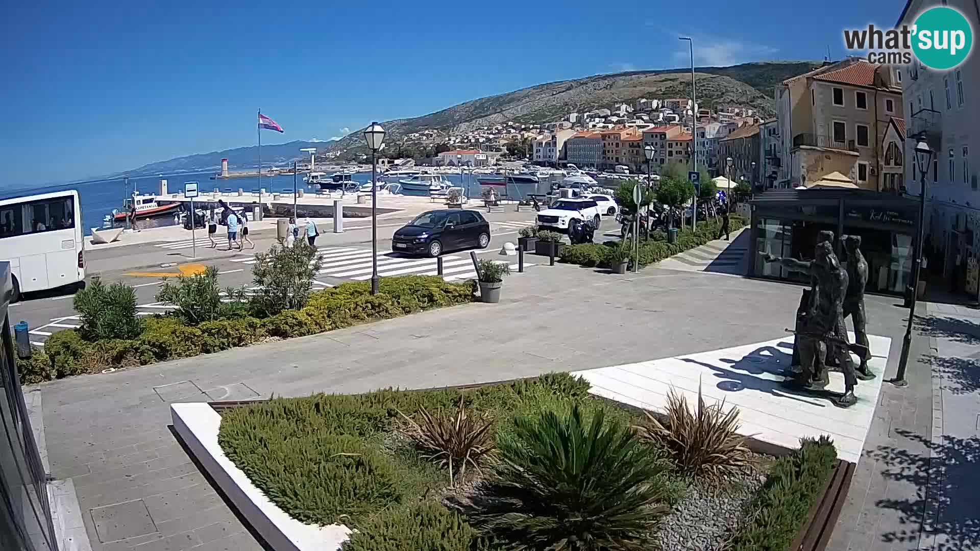 Live-Webcam Senj Riva – direkt am Meer – Kroatien