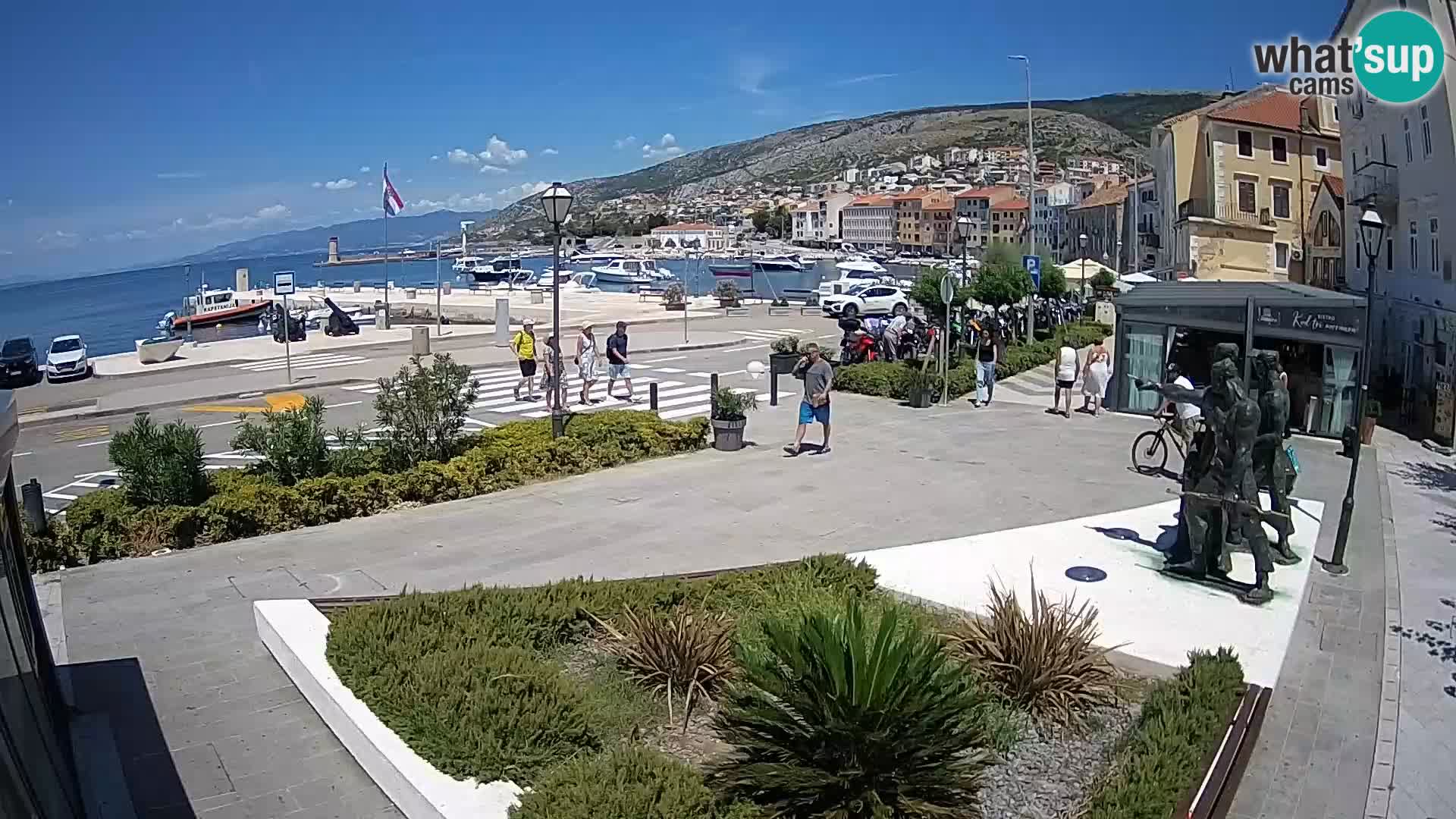 Webcam en vivo Senj riva – paseo marítimo