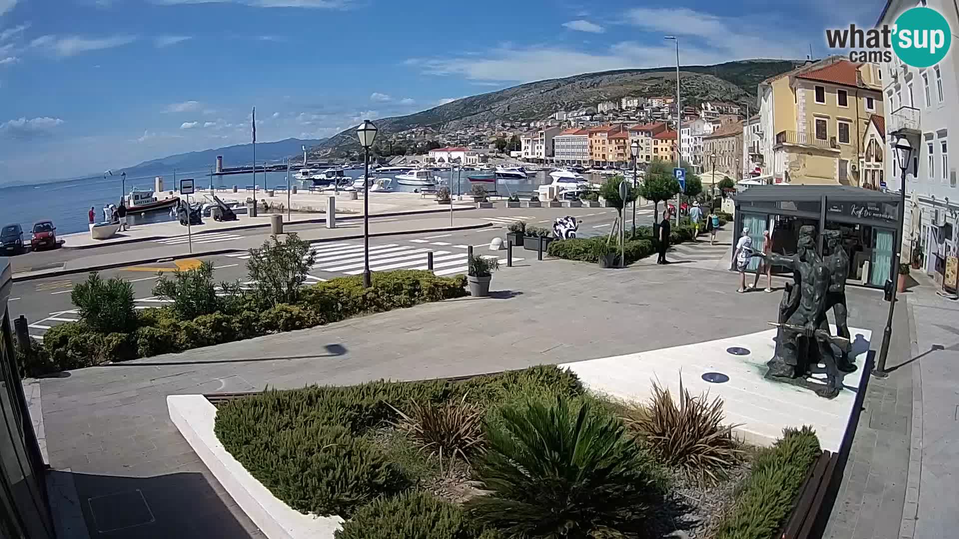 Live webcam Senj riva – seafront – Croatia