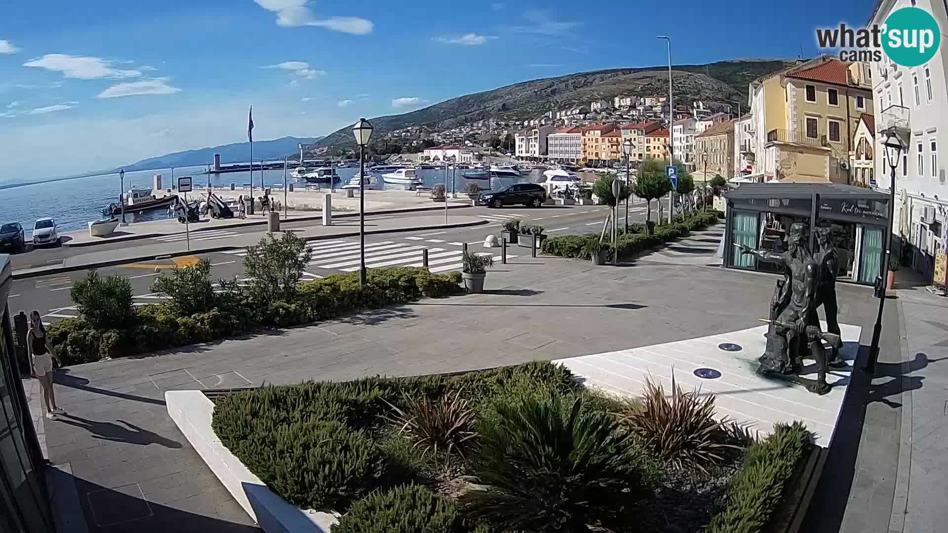 Live webcam Senj riva – seafront – Croatia