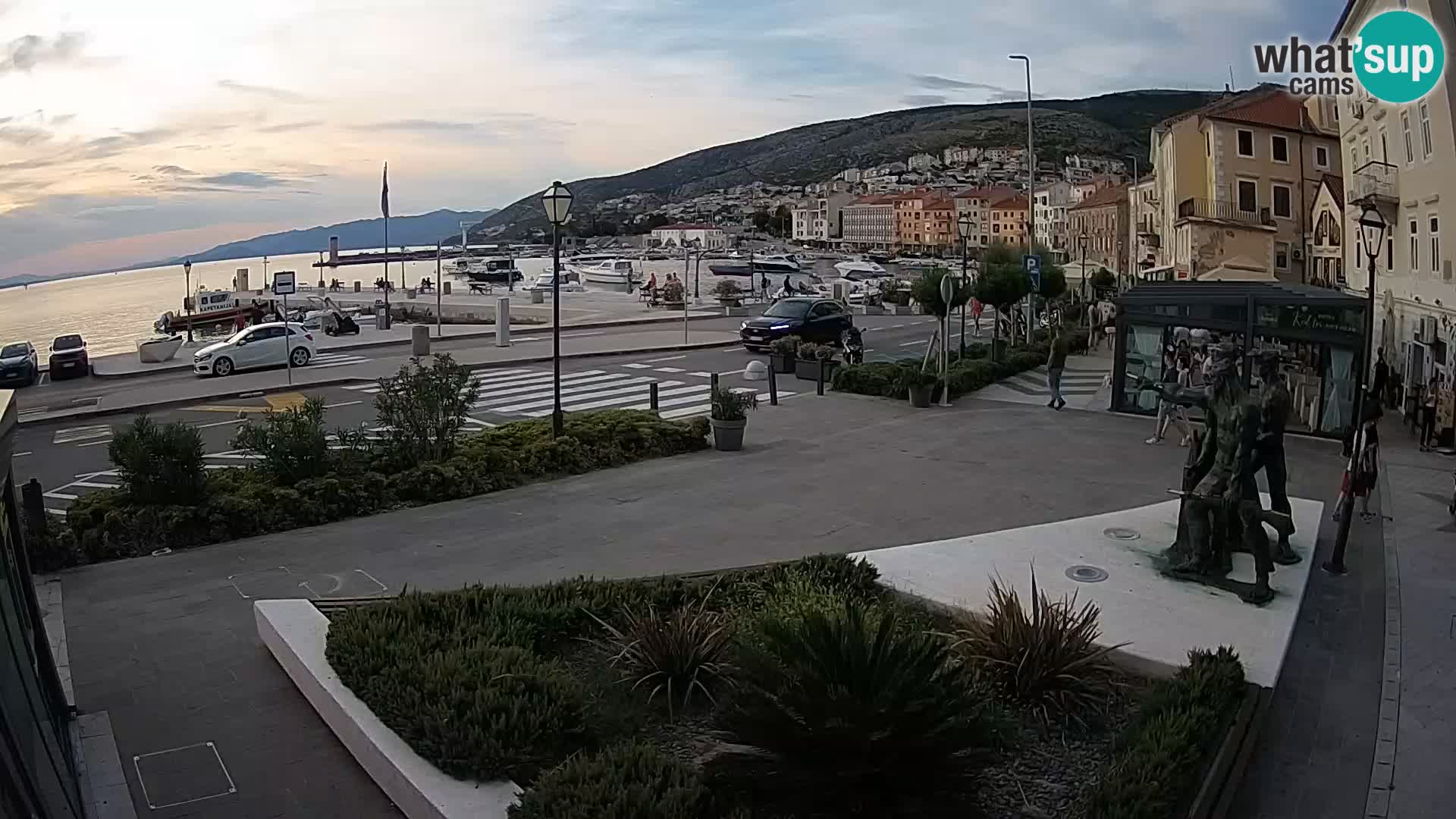 Live webcam Senj riva – seafront – Croatia